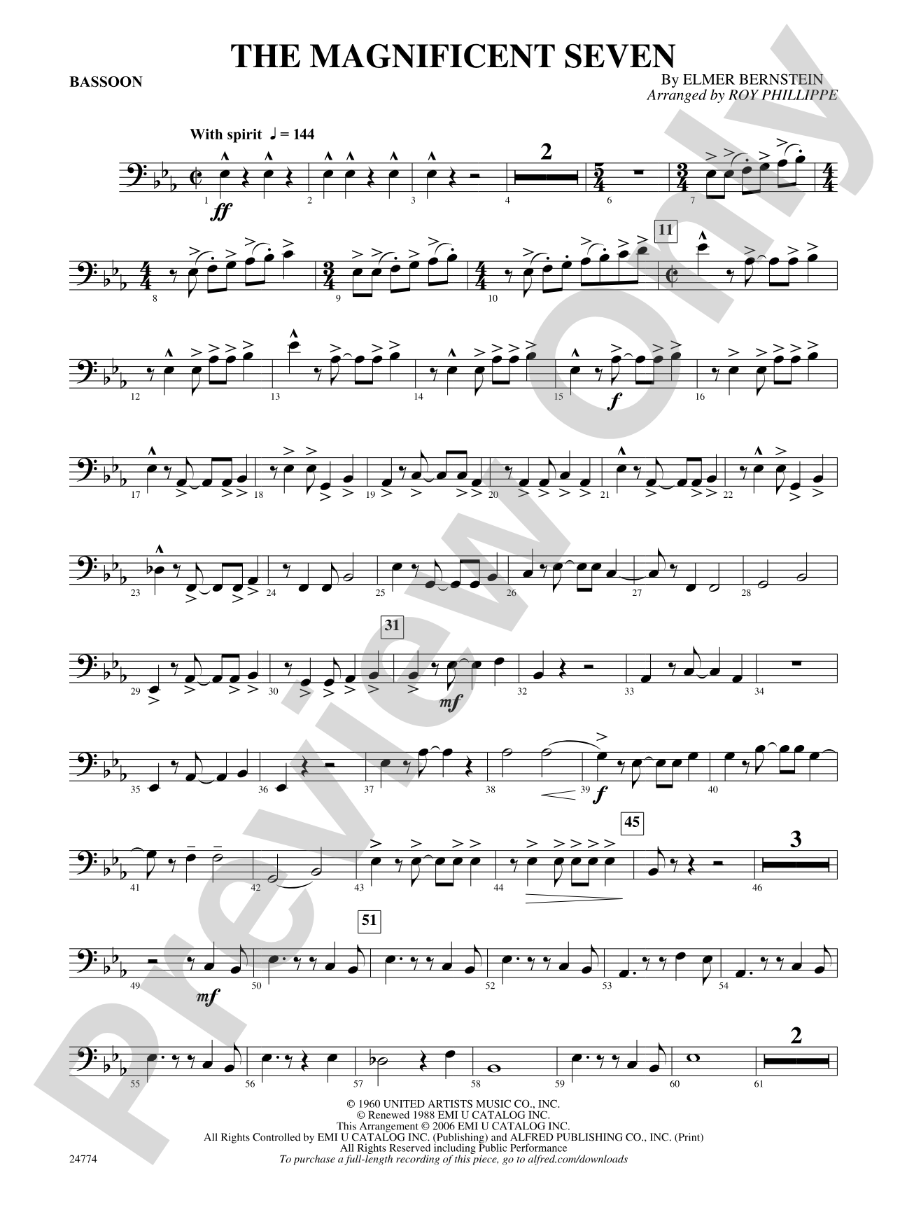 The Magnificent Seven: Bassoon