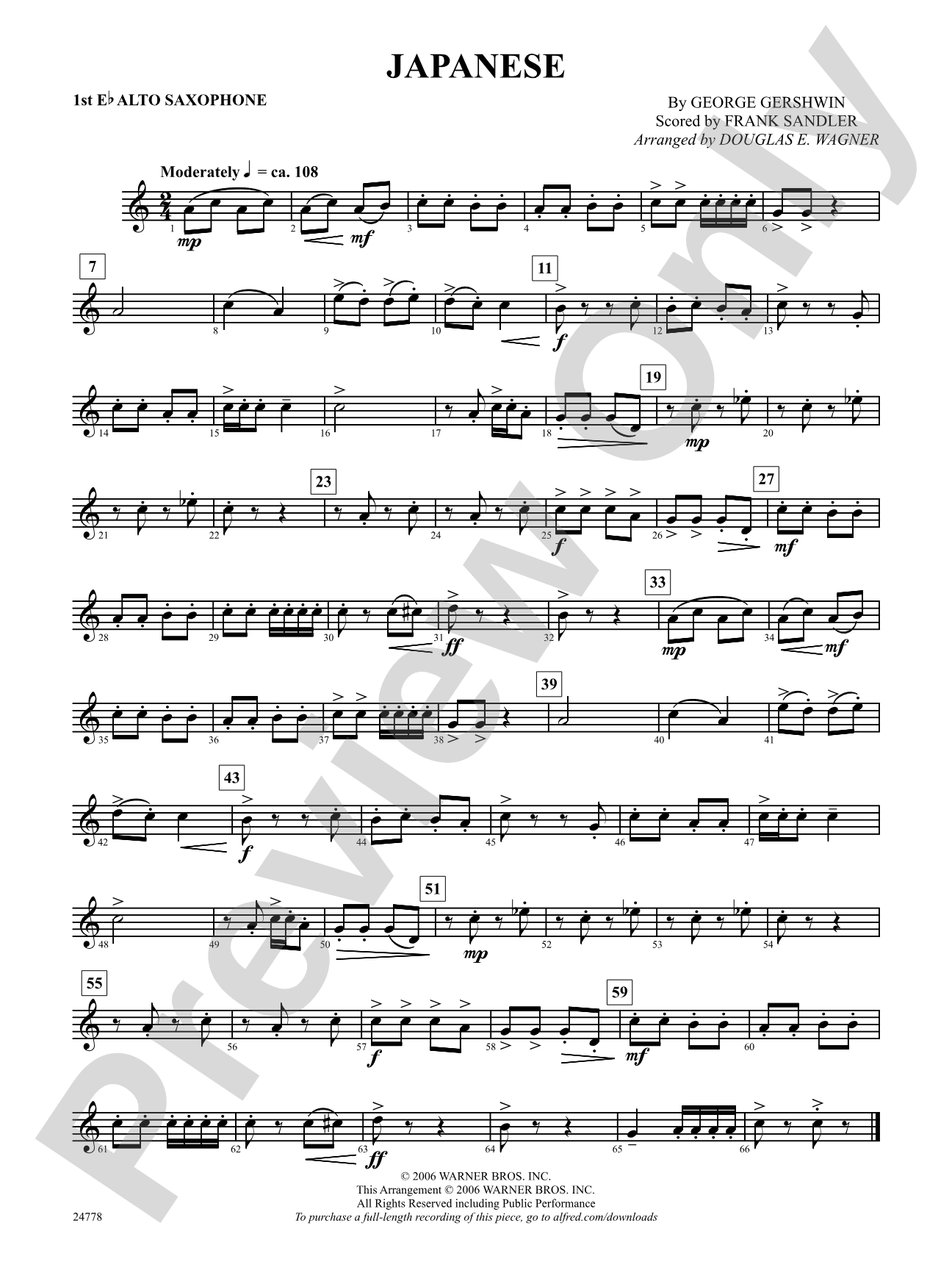 Japanese: E-flat Alto Saxophone