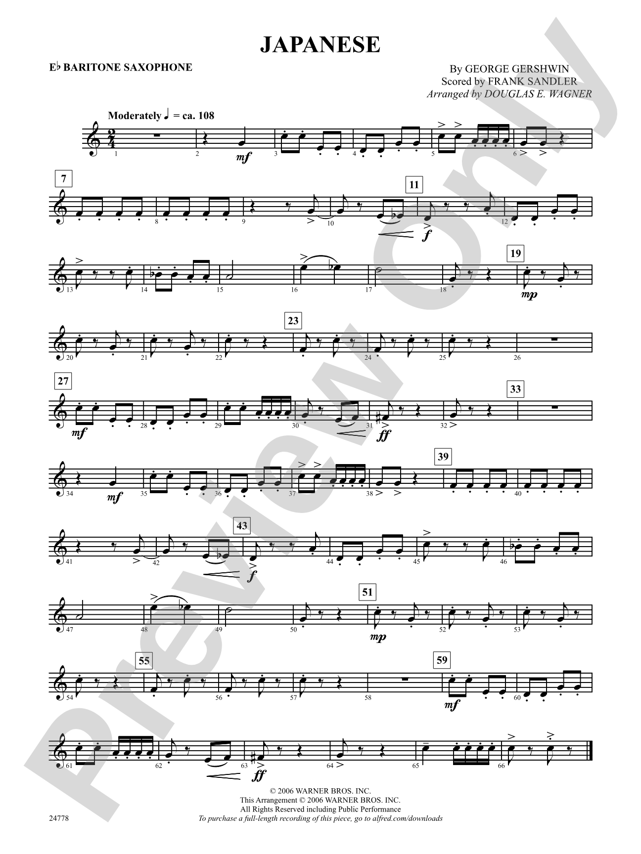 Japanese: E-flat Baritone Saxophone