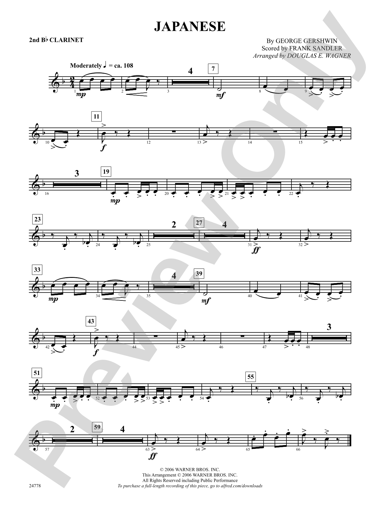 Japanese: 2nd B-flat Clarinet