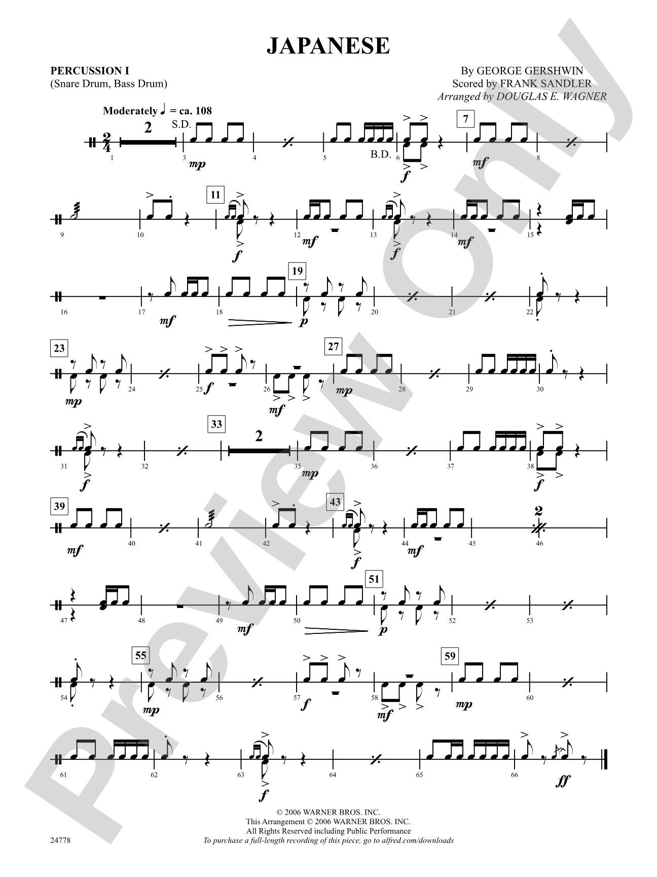 Japanese: 1st Percussion