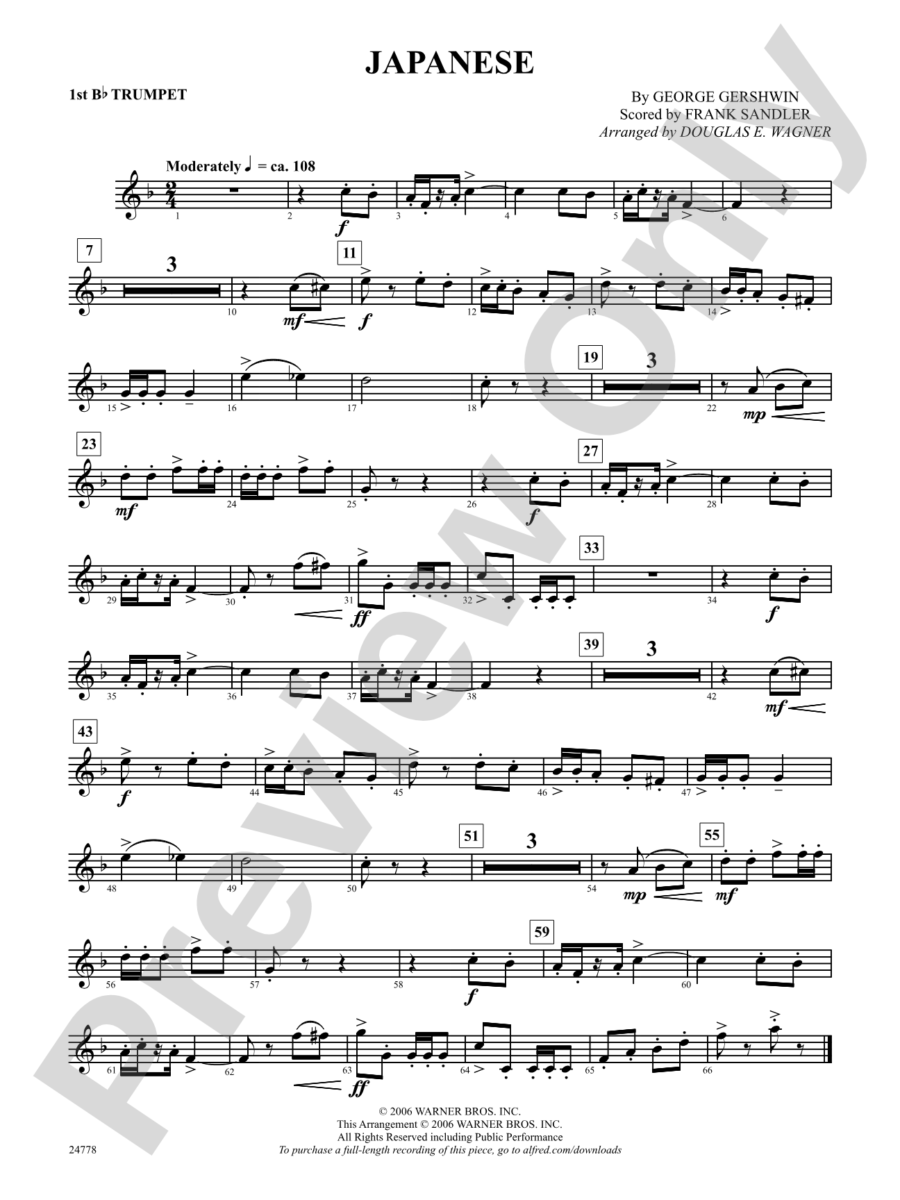Japanese: 1st B-flat Trumpet