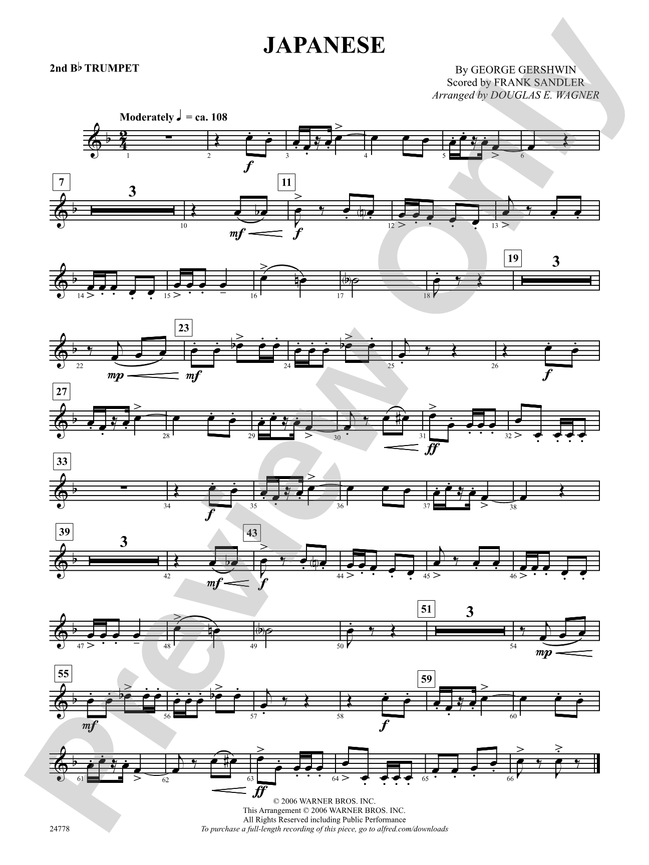 Japanese: 2nd B-flat Trumpet