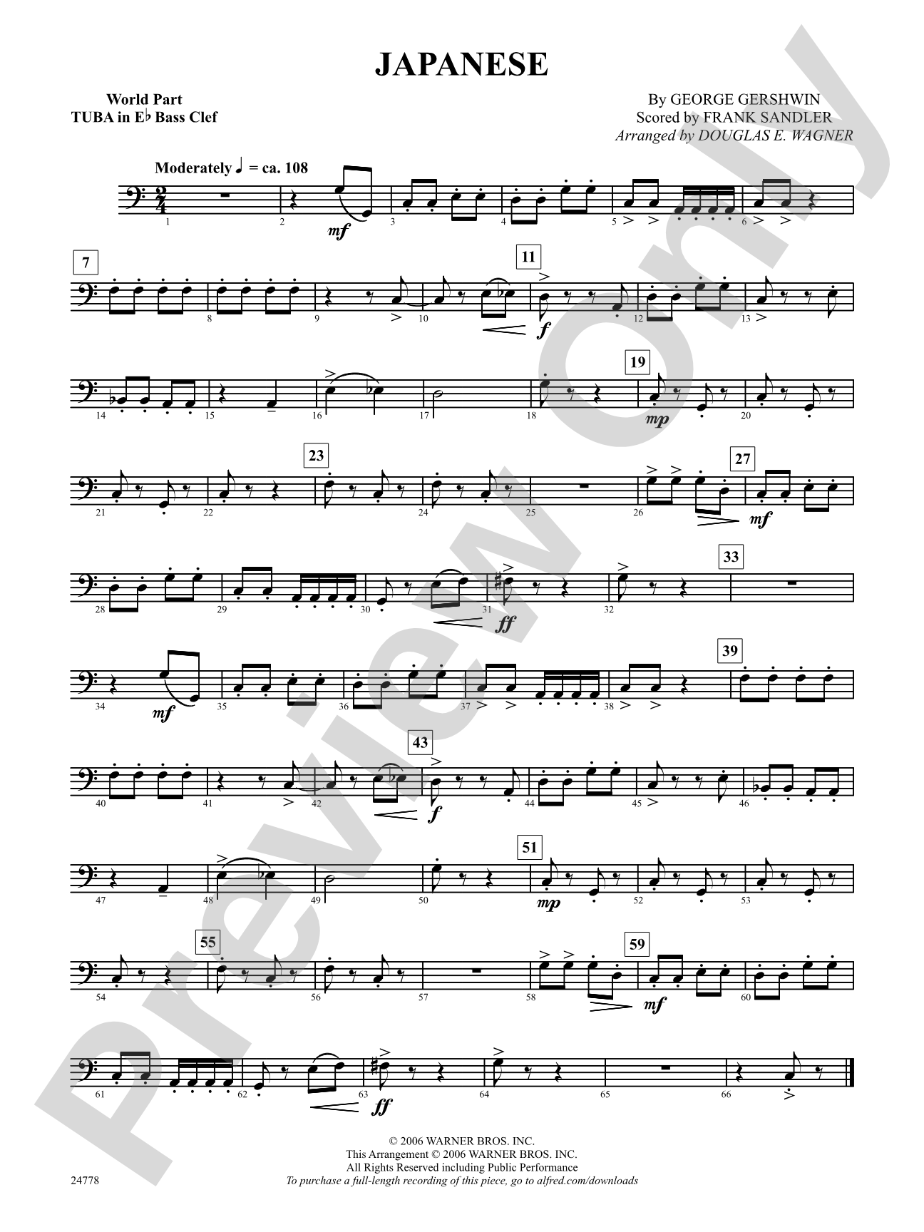 Japanese: (wp) E-flat Tuba B.C.