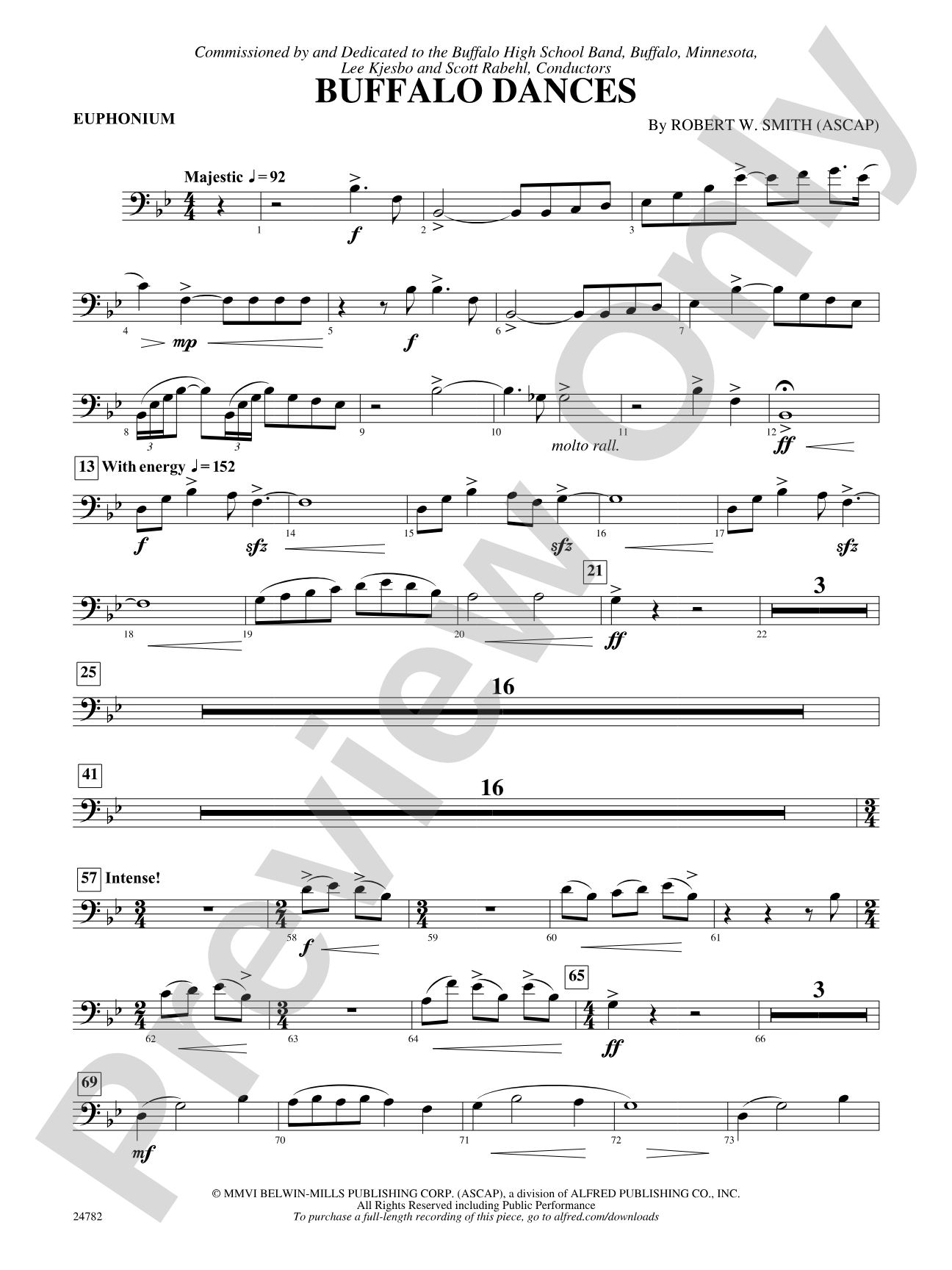 Buffalo Dances: Baritone B.C.