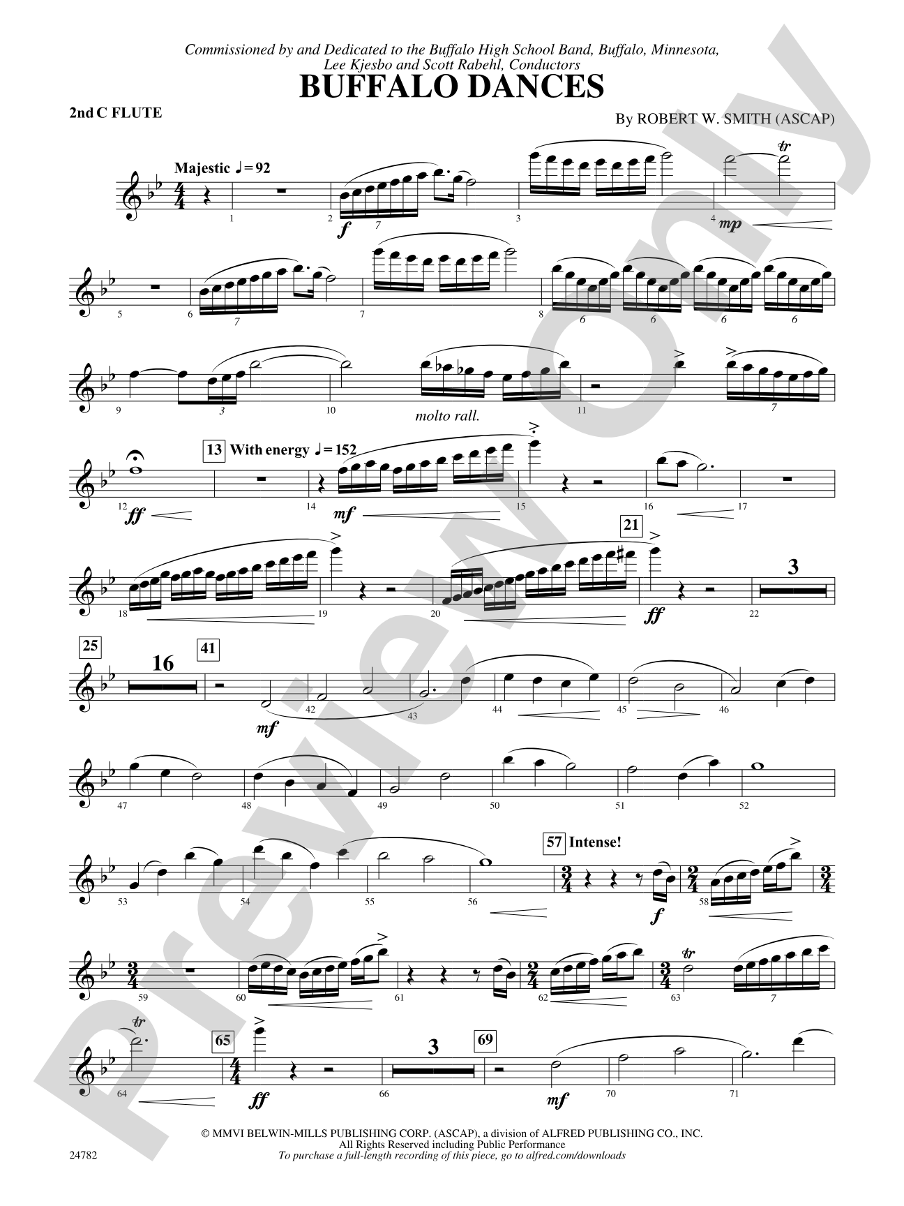 Buffalo Dances: 2nd Flute