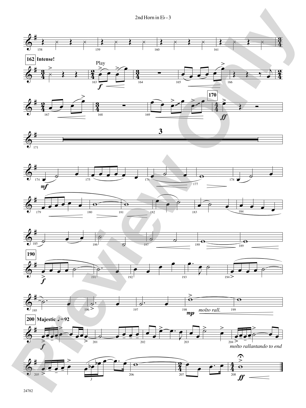 Buffalo Dances: (wp) 2nd Horn in E-flat