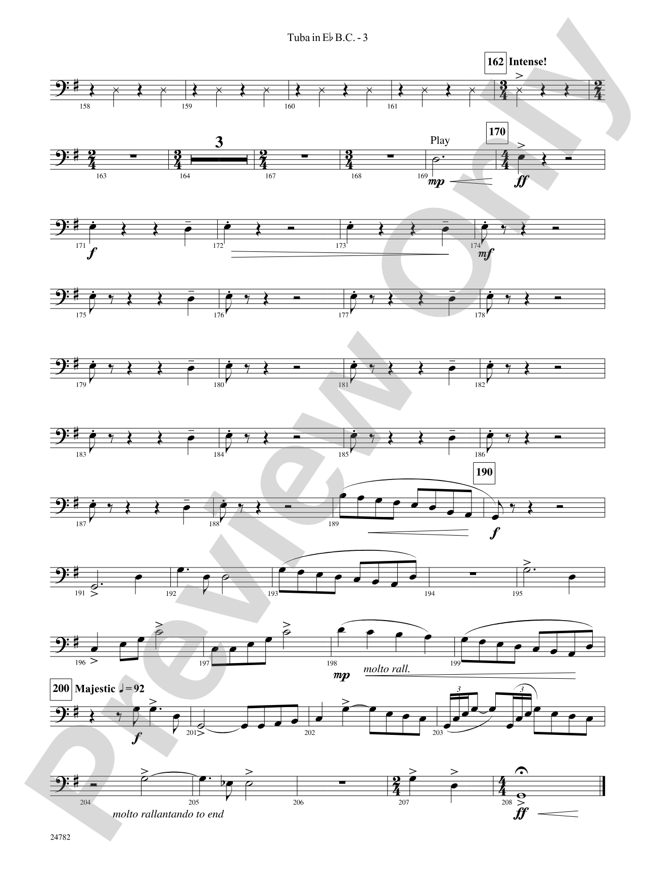 Buffalo Dances: (wp) E-flat Tuba B.C.