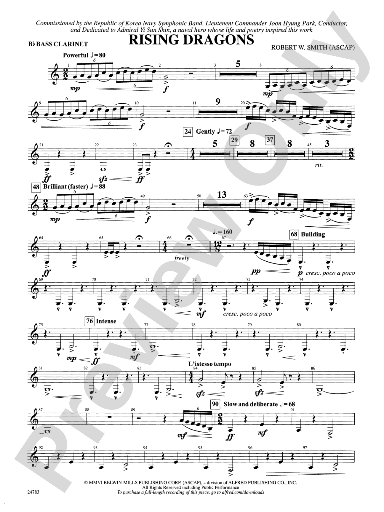 Rising Dragons: B-flat Bass Clarinet