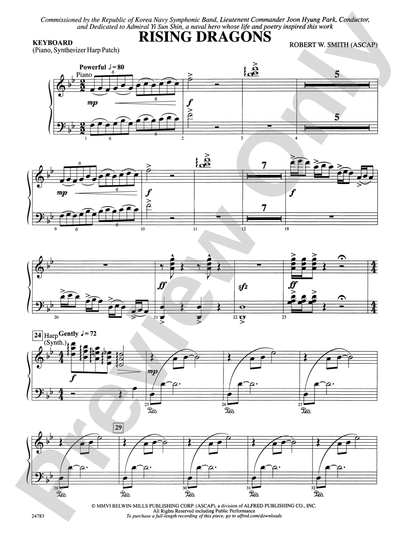 Rising Dragons: Piano Accompaniment