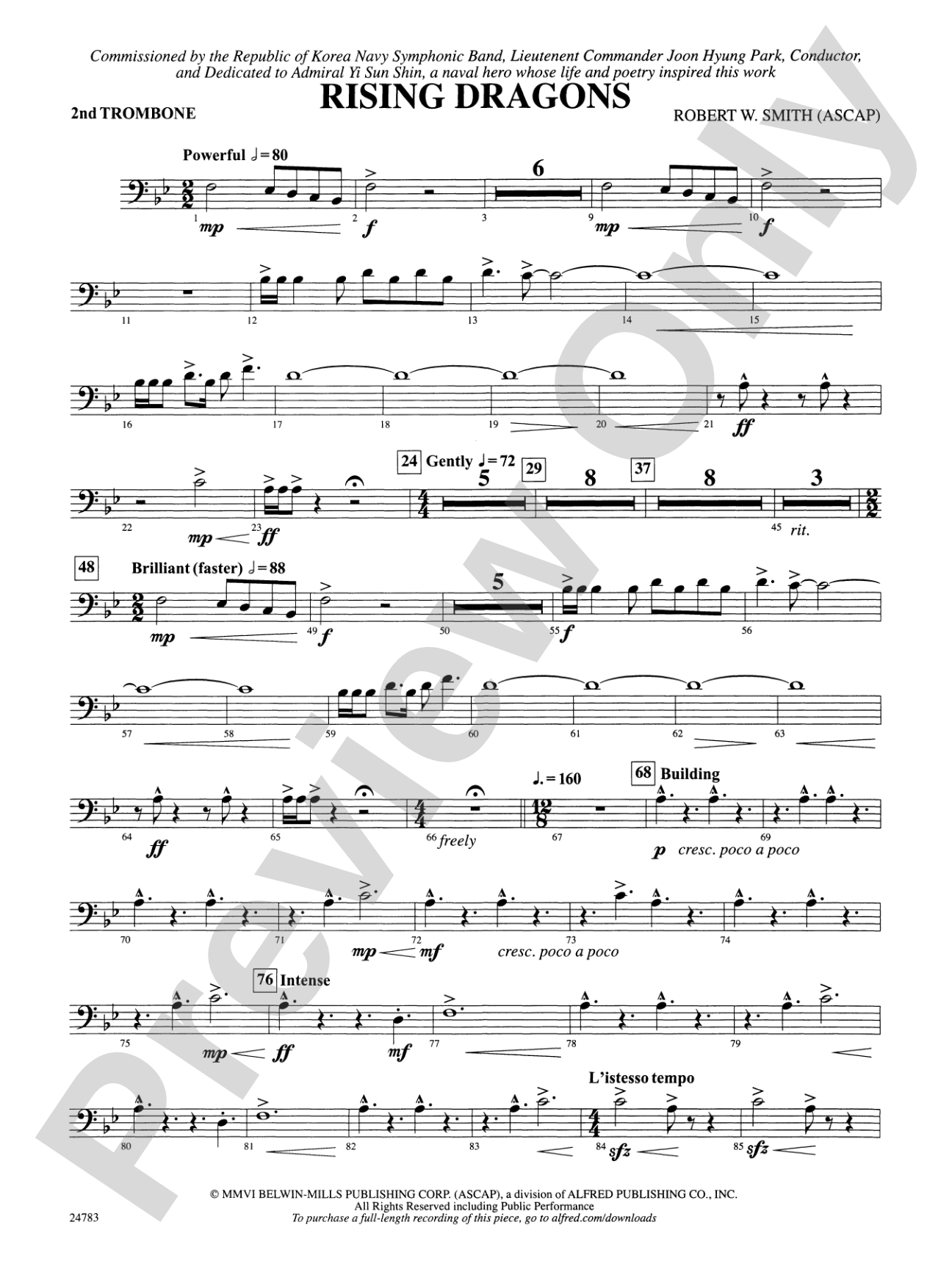 Rising Dragons: 2nd Trombone
