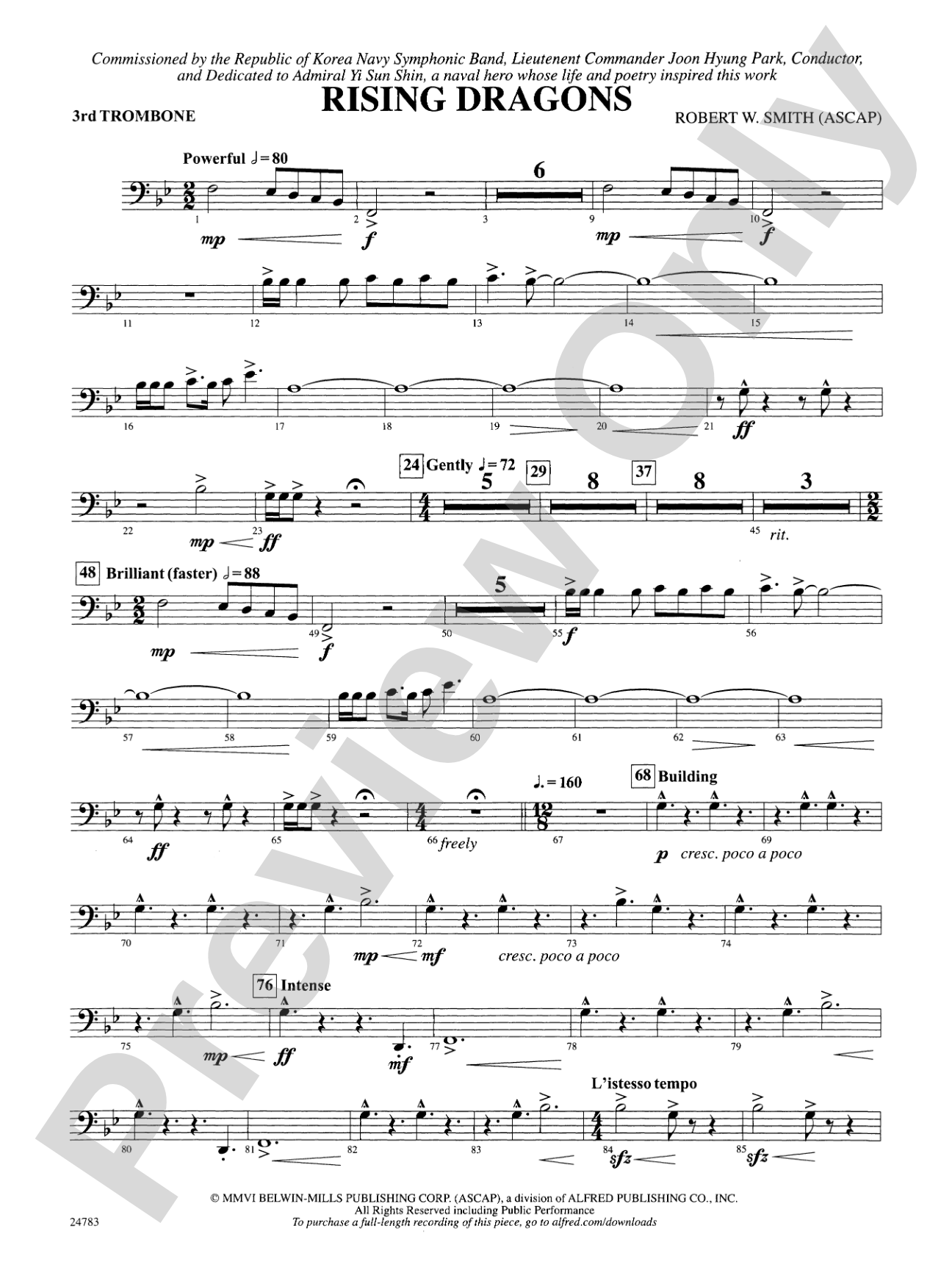 Rising Dragons: 3rd Trombone
