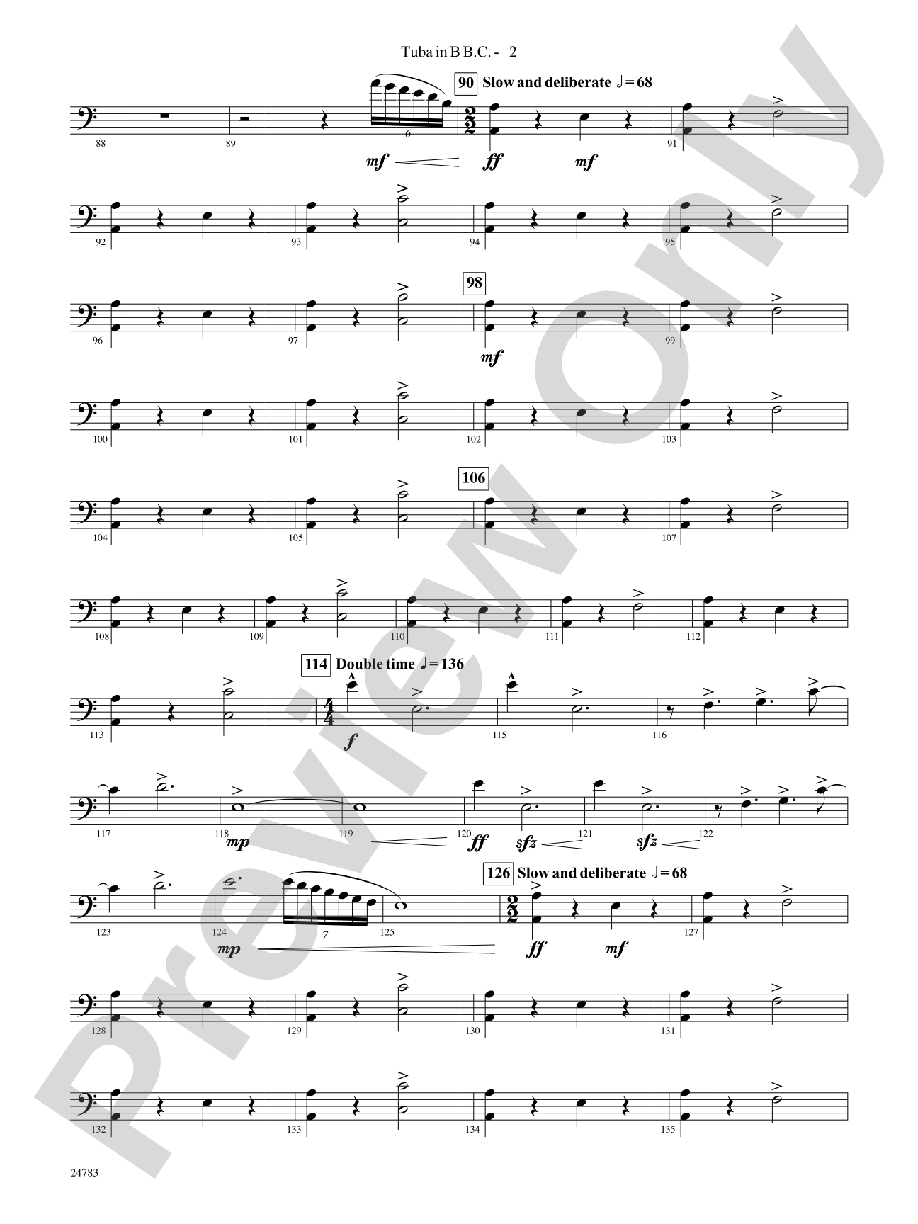Rising Dragons: (wp) B-flat Tuba B.C.