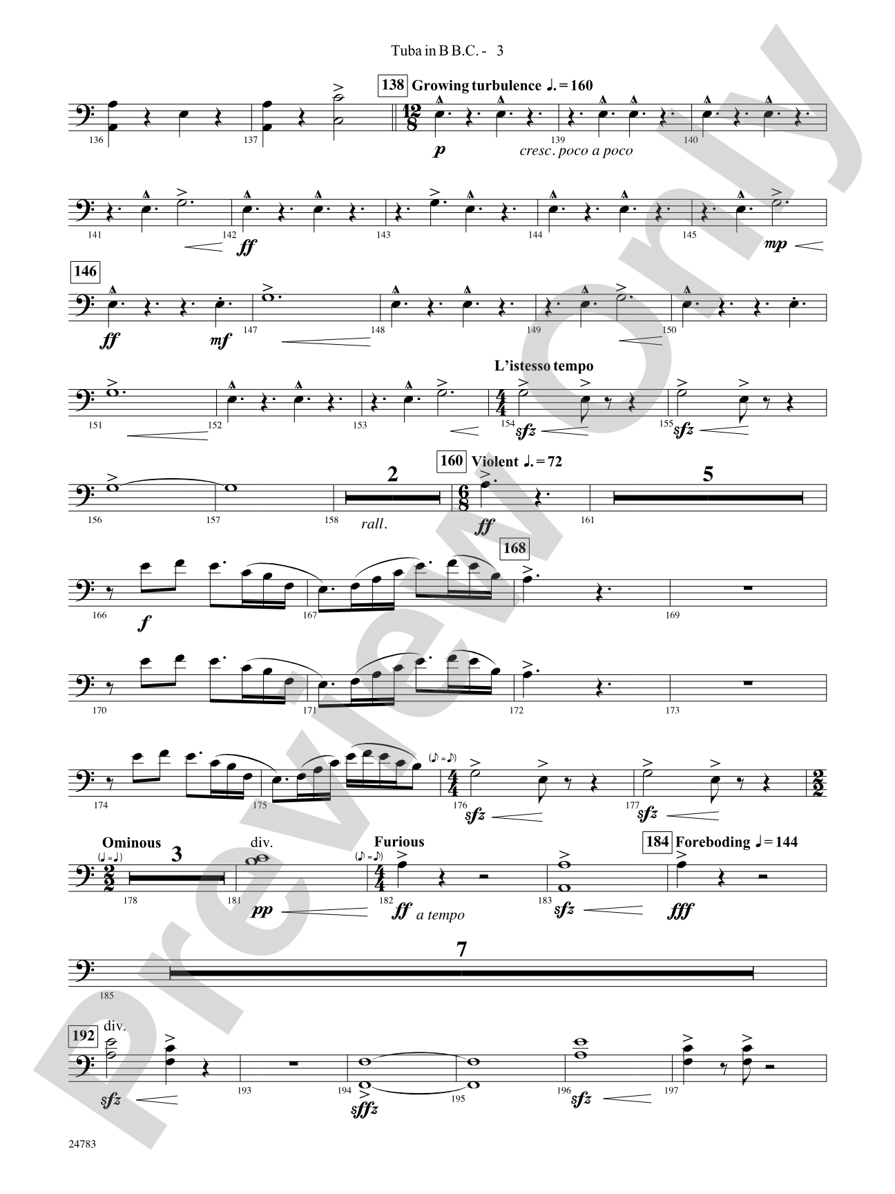 Rising Dragons: (wp) B-flat Tuba B.C.