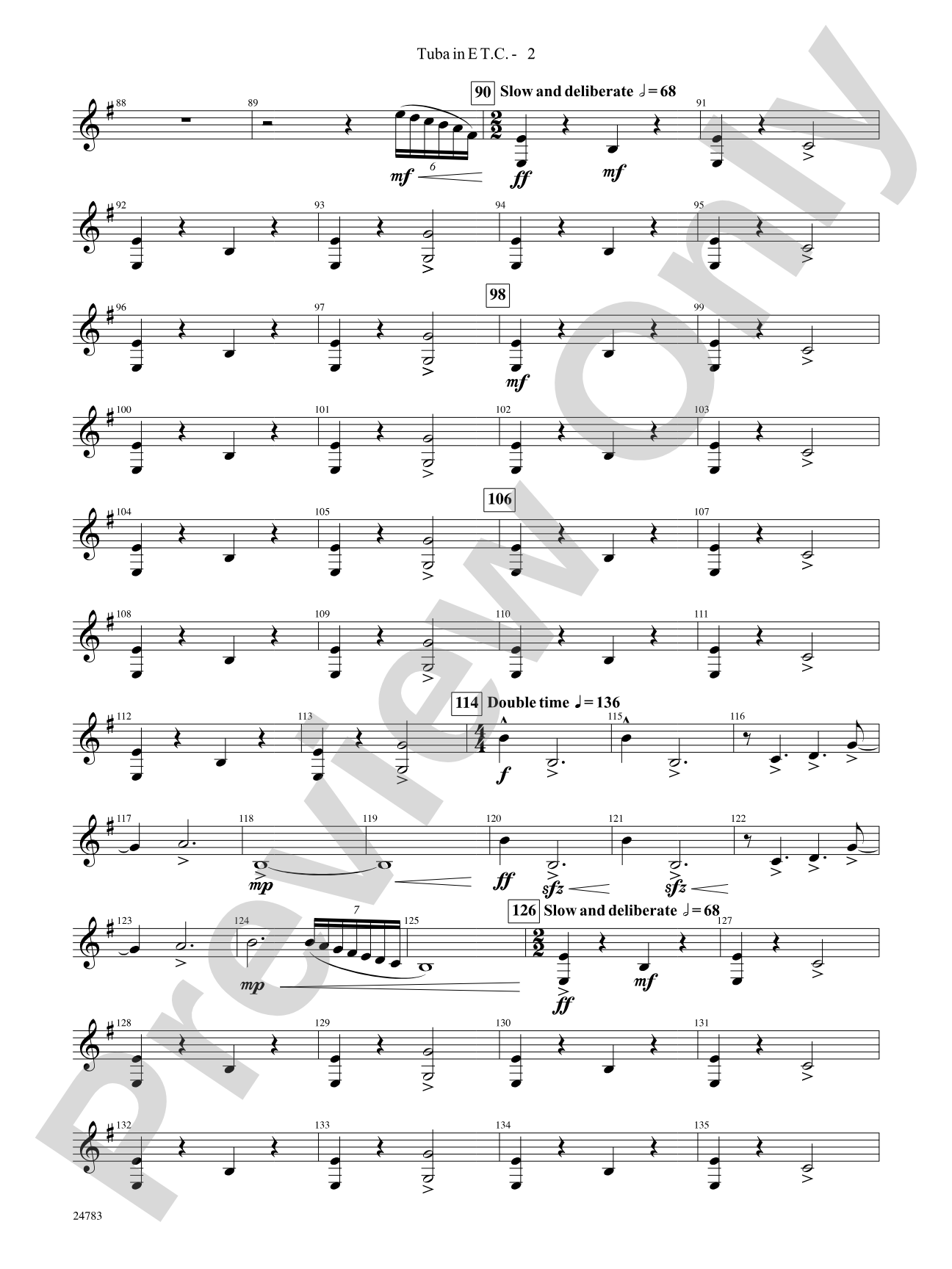 Rising Dragons: (wp) E-flat Tuba T.C.