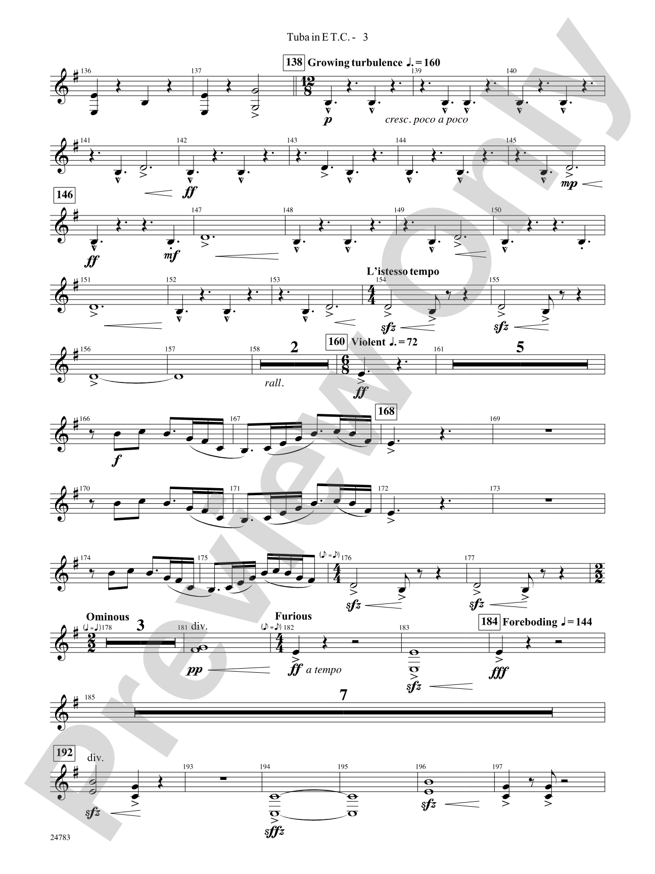 Rising Dragons: (wp) E-flat Tuba T.C.