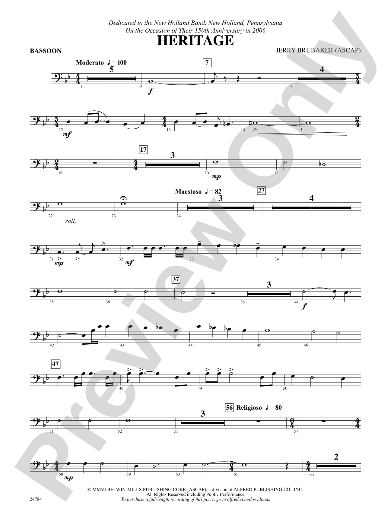 Heritage: Bassoon
