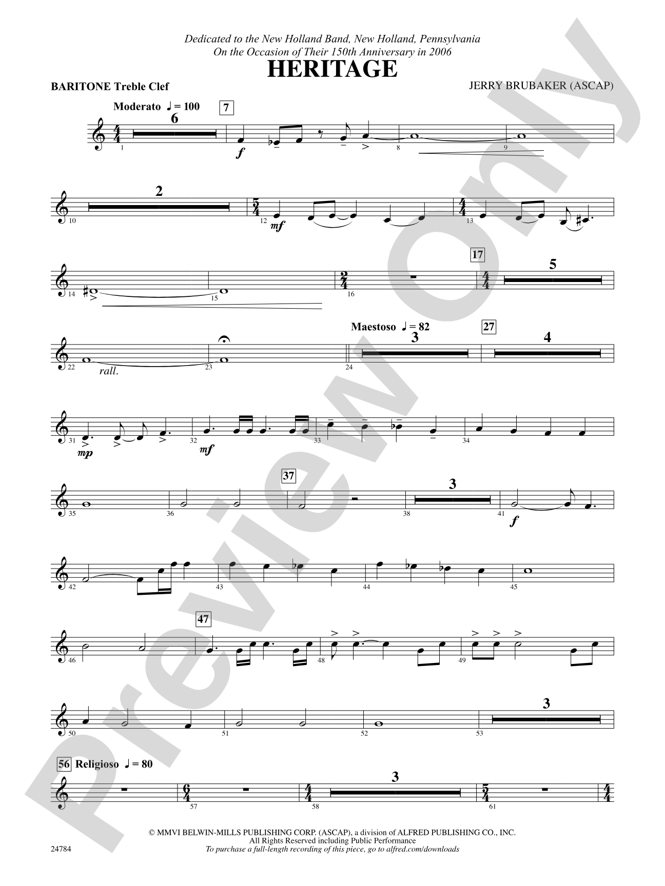 Heritage: Baritone T.C.