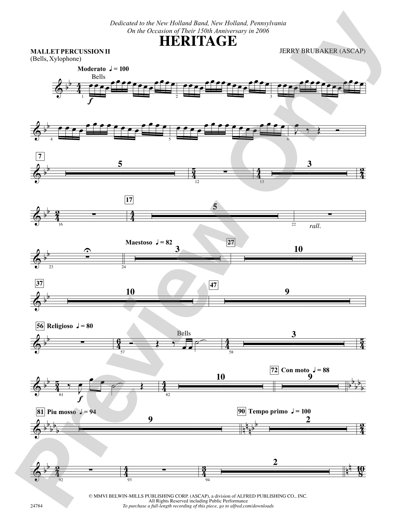 Heritage: 2nd Mallet Percussion