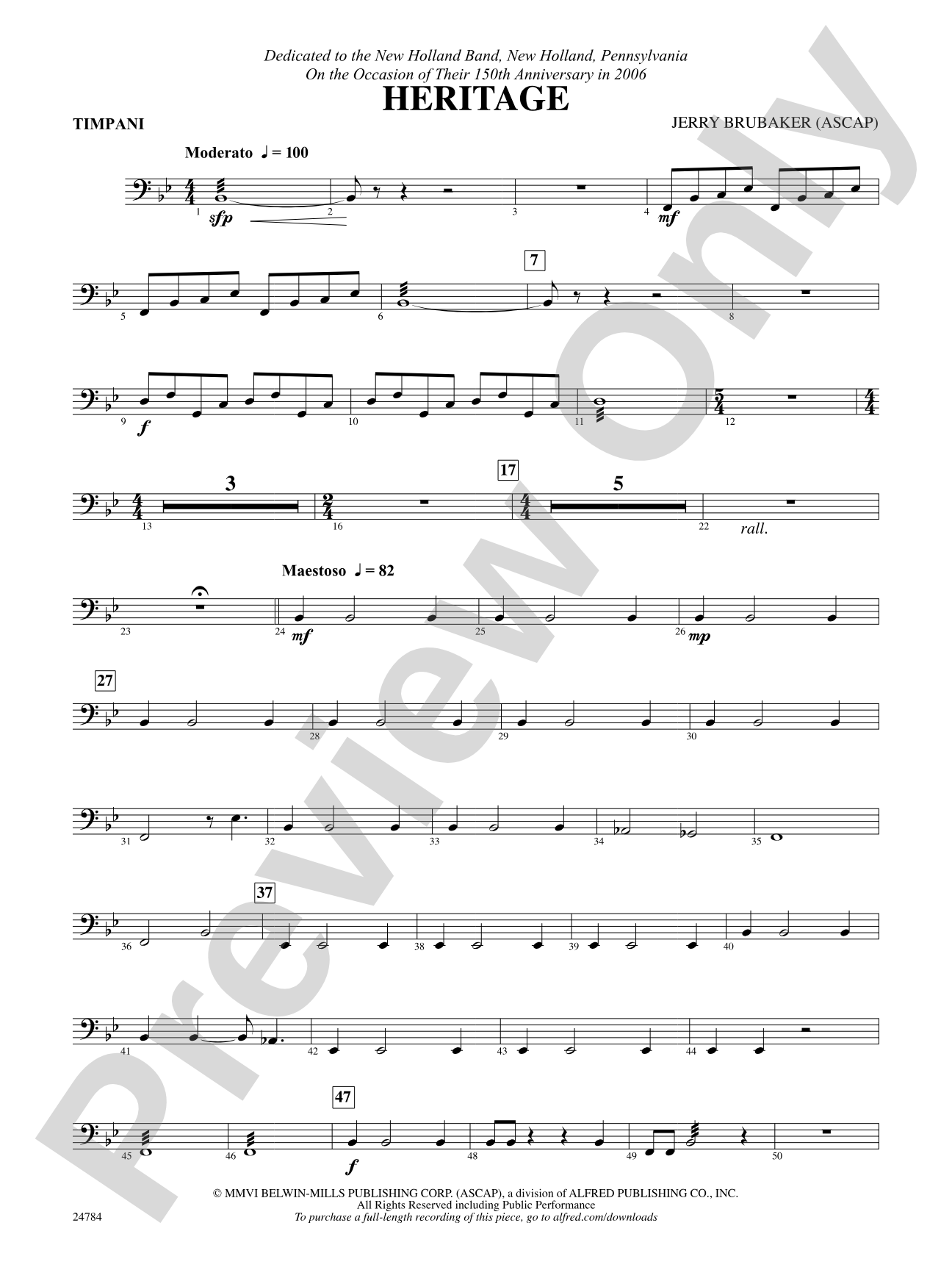Heritage: Timpani