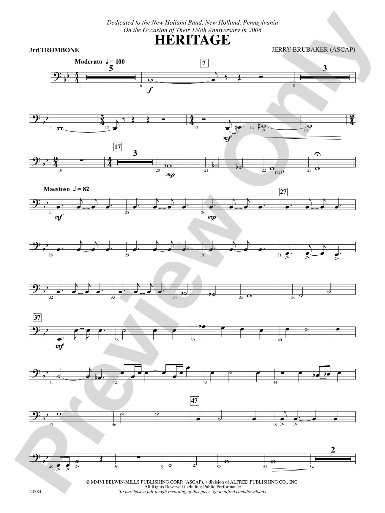 Heritage: 3rd Trombone