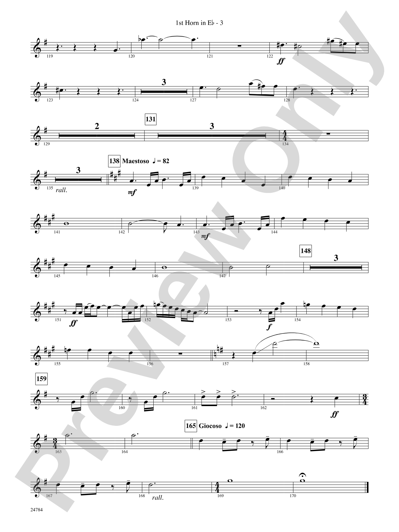 Heritage: (wp) 1st Horn in E-flat