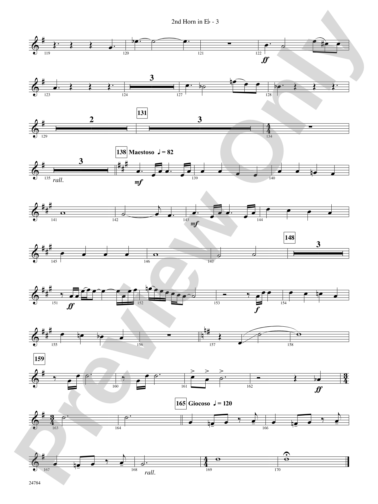 Heritage: (wp) 2nd Horn in E-flat