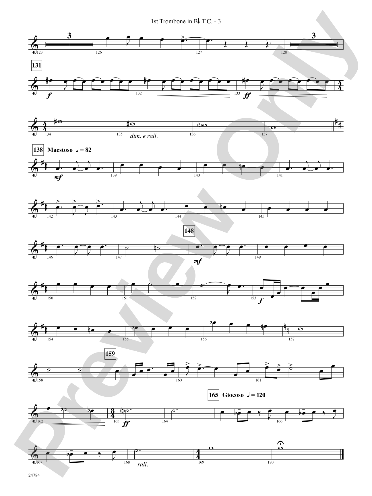 Heritage: (wp) 1st B-flat Trombone T.C.