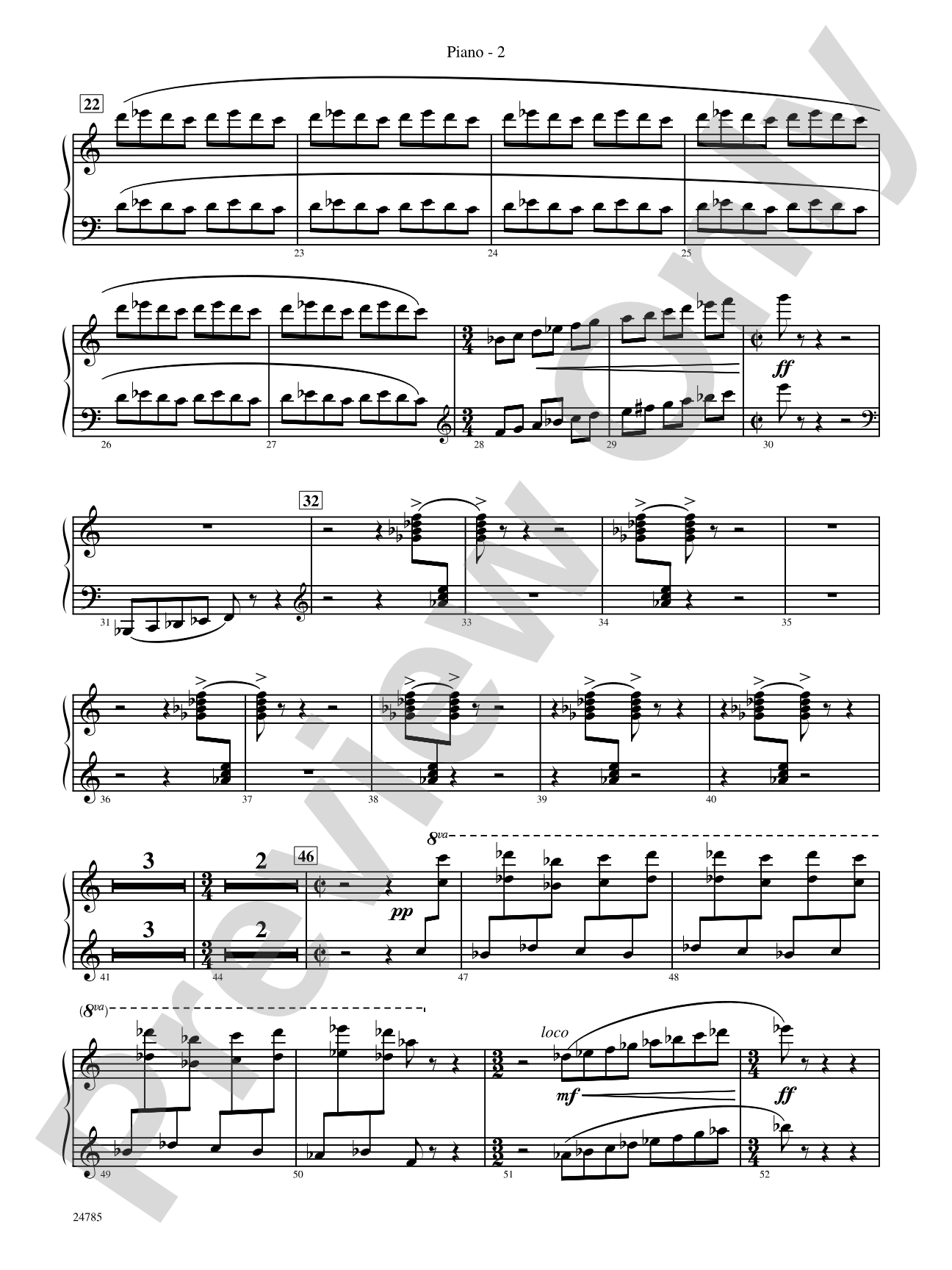Frolicking Winds (from Symphonic Dance): Piano Accompaniment
