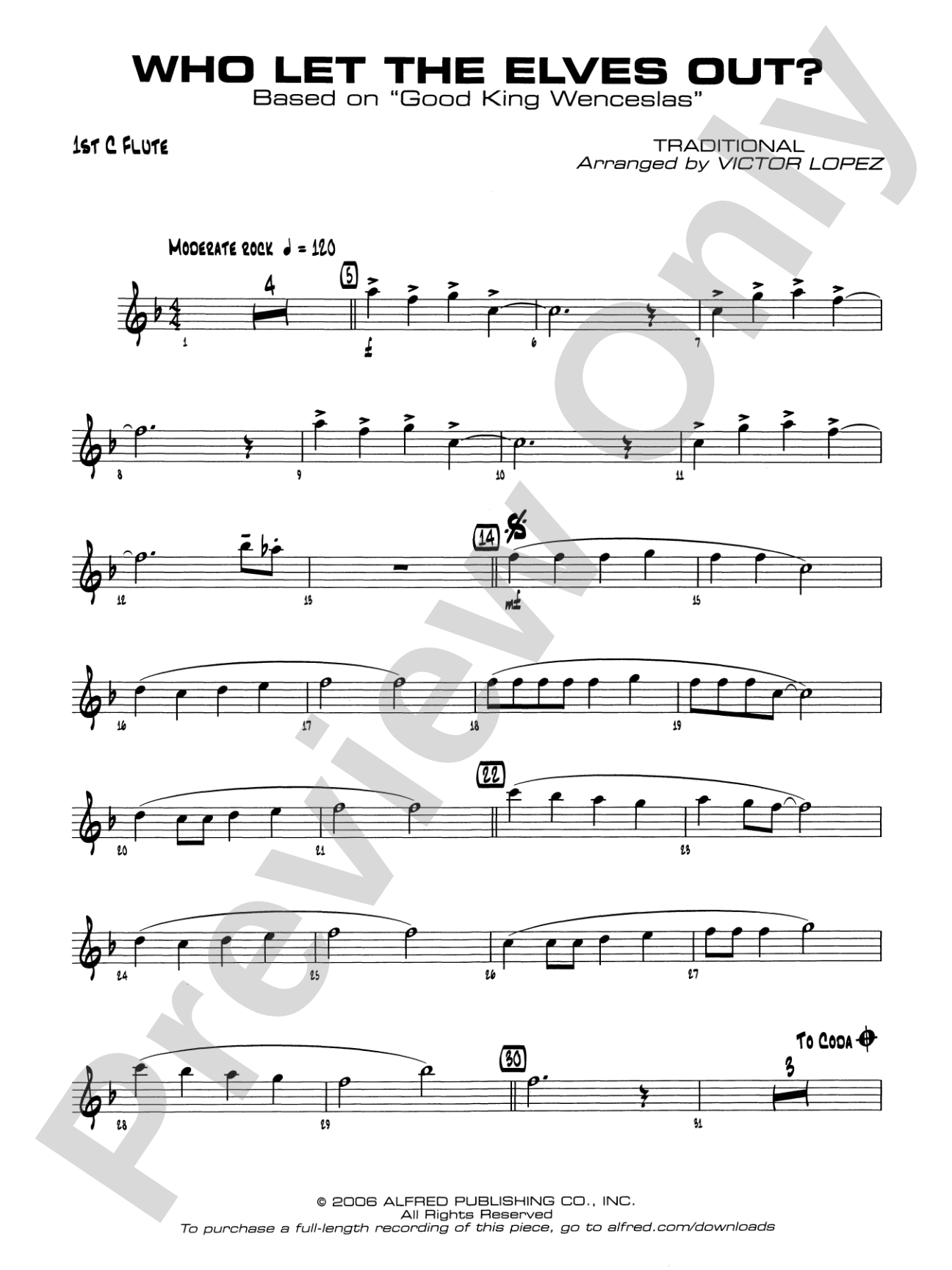Who Let the Elves Out?: Flute