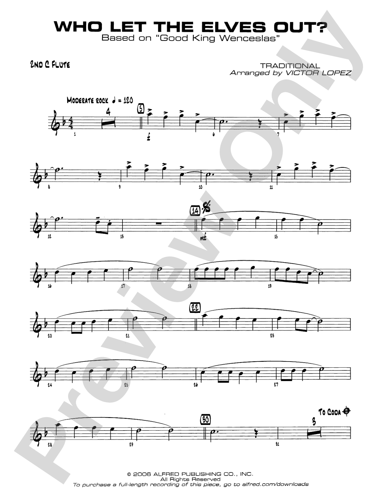 Who Let the Elves Out?: 2nd Flute