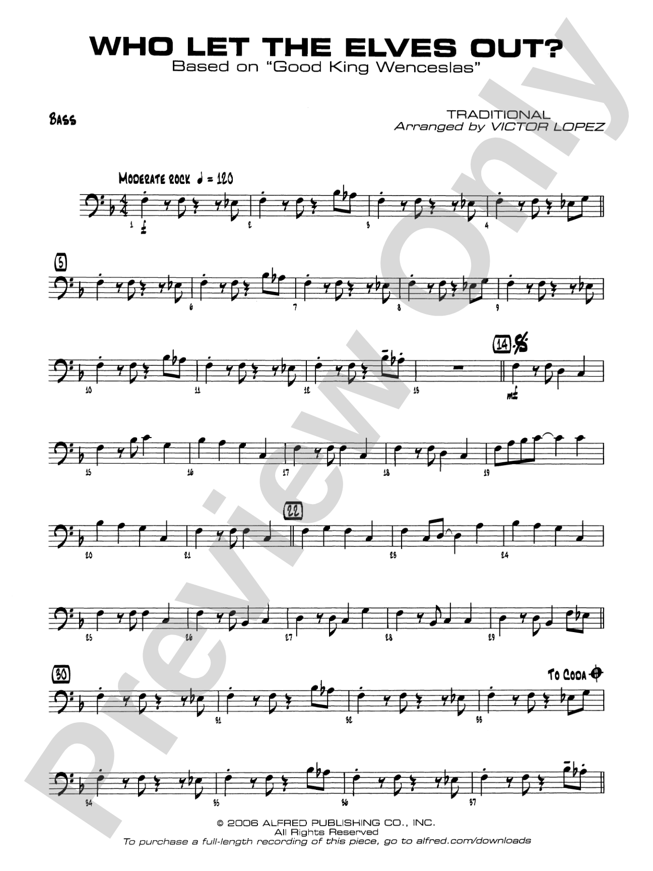 Who Let the Elves Out?: String Bass