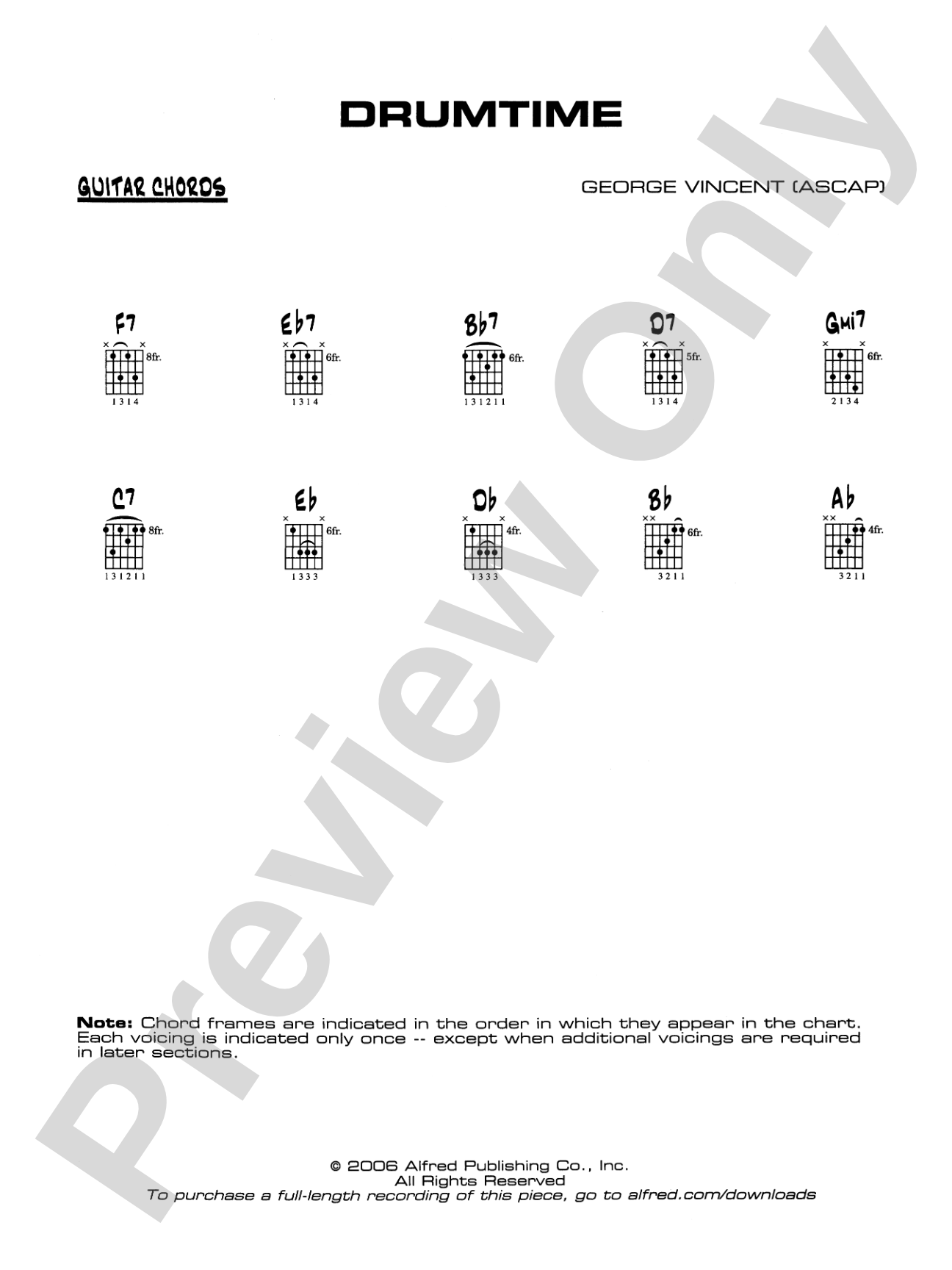 Drumtime: Guitar Chords