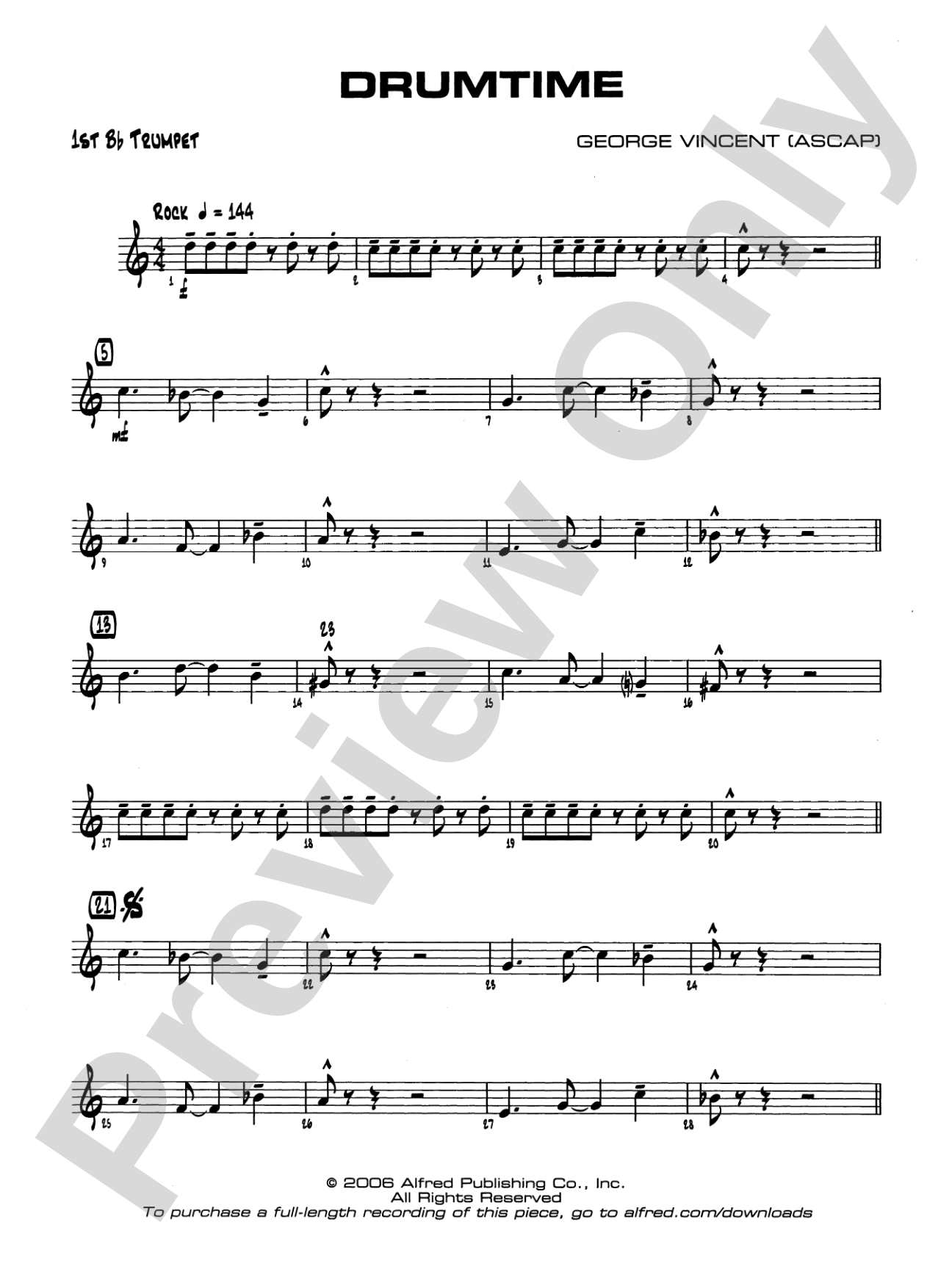 Drumtime: 1st B-flat Trumpet