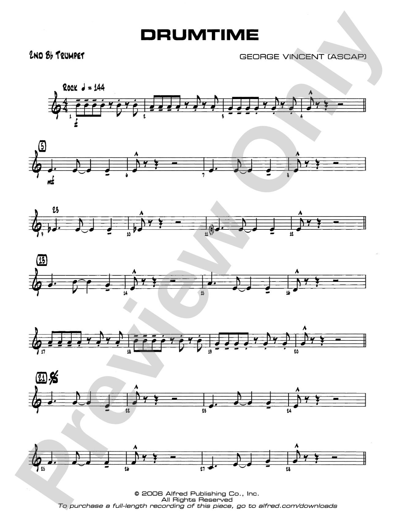 Drumtime: 2nd B-flat Trumpet