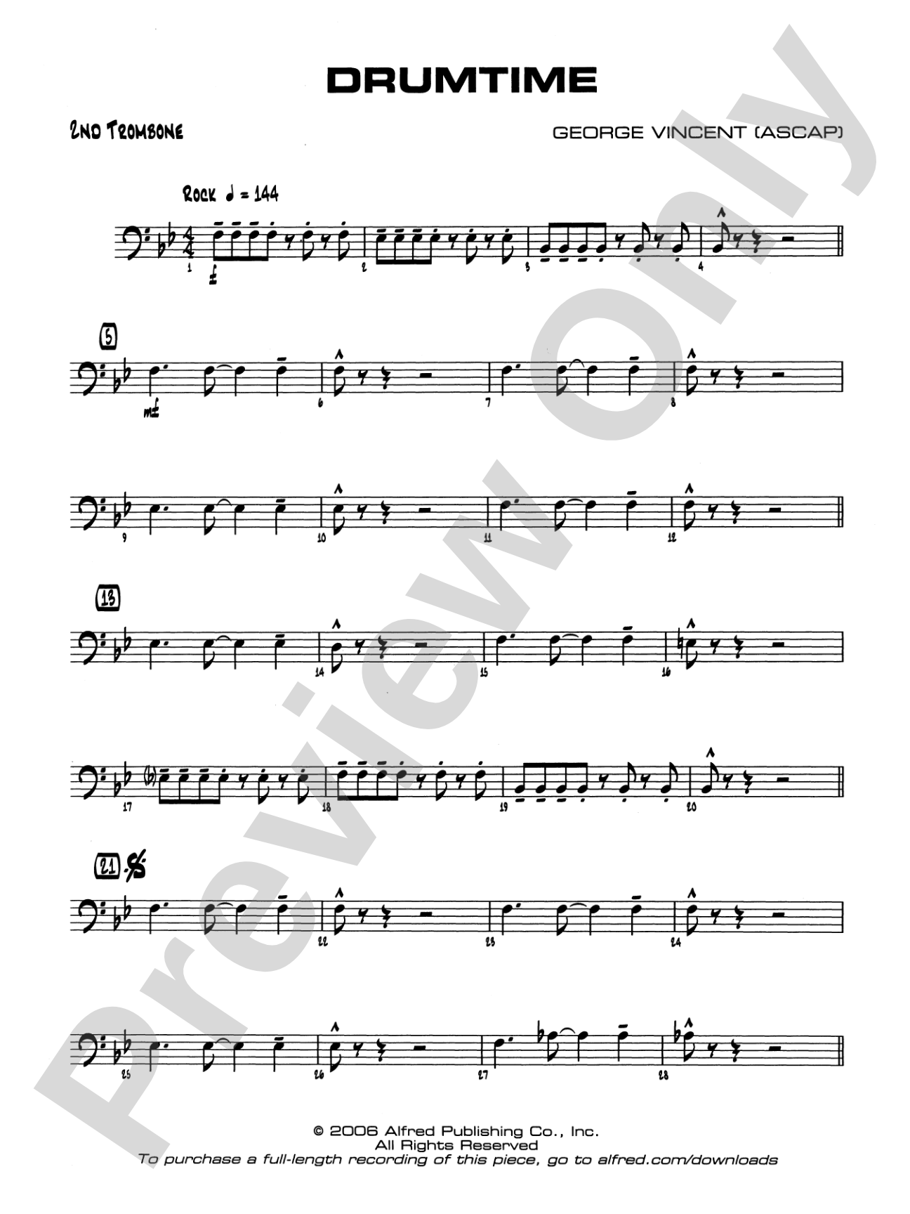 Drumtime: 2nd Trombone