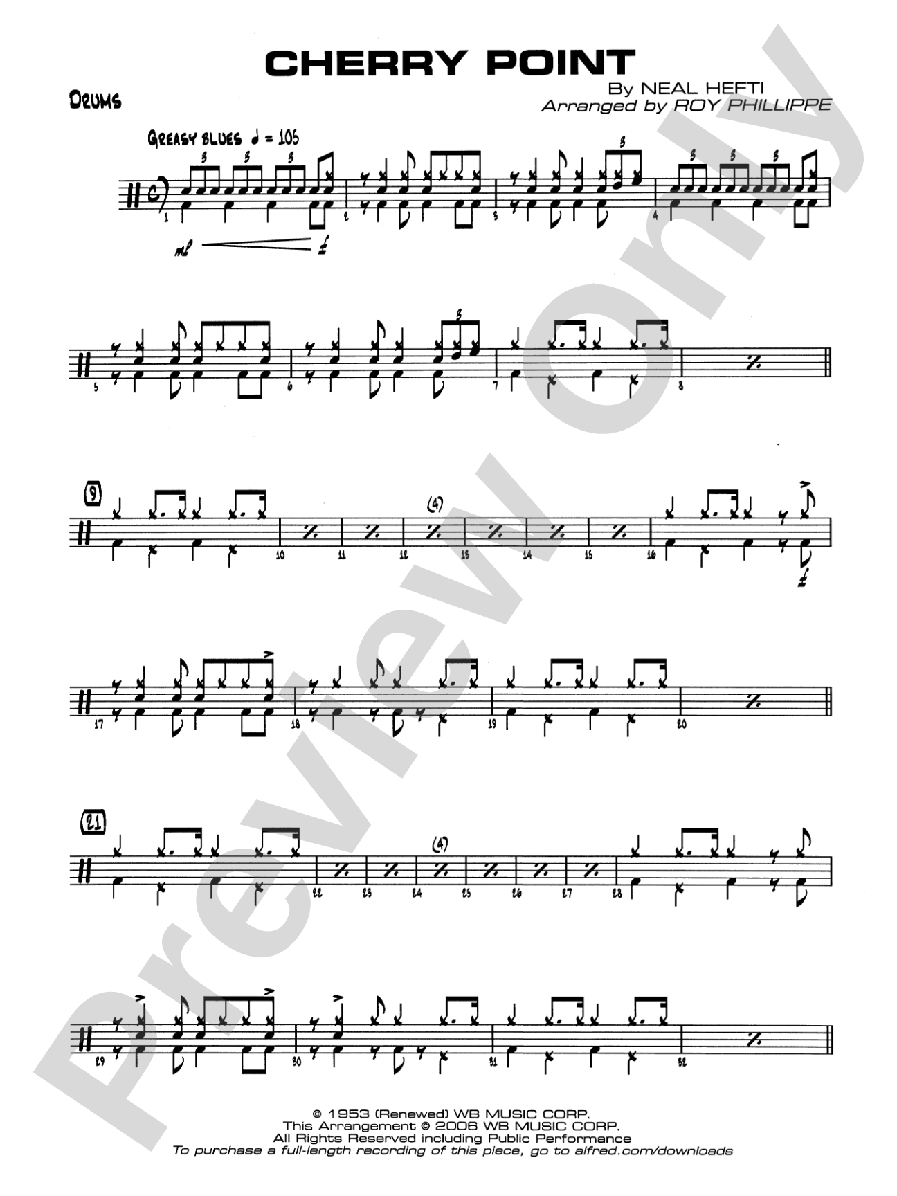 Cherry Point: Drums