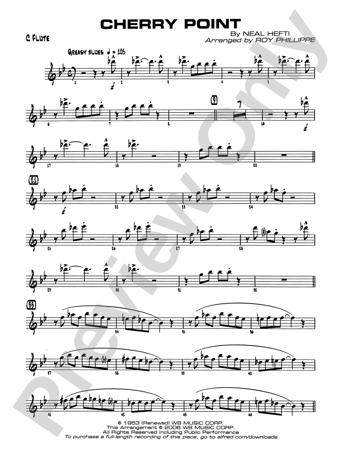 Cherry Point: Flute