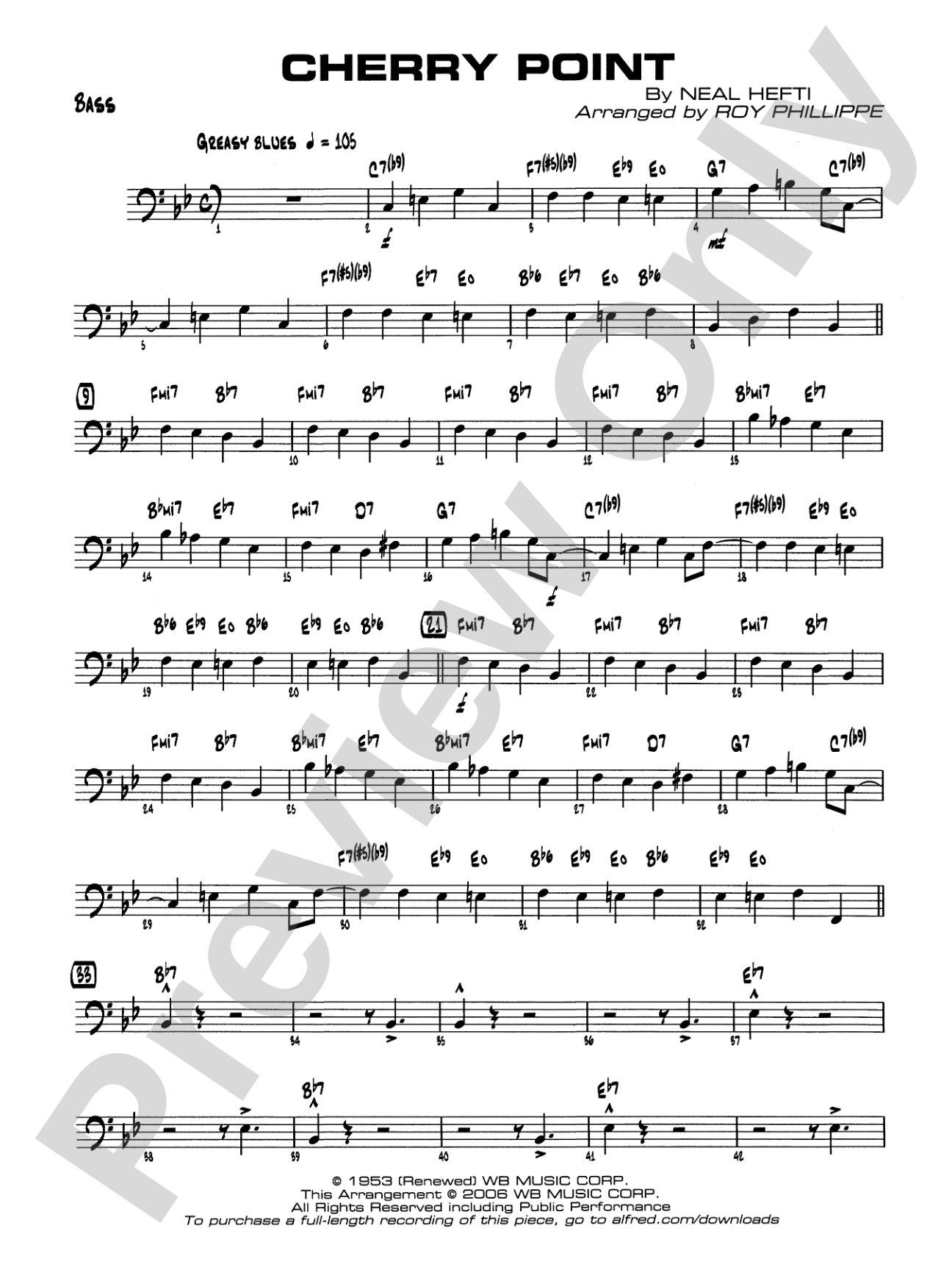 Cherry Point: String Bass