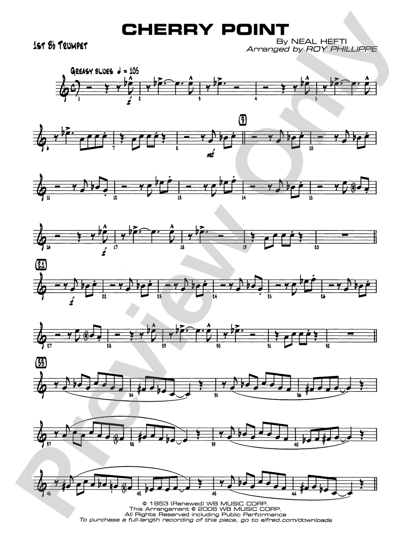 Cherry Point: 1st B-flat Trumpet