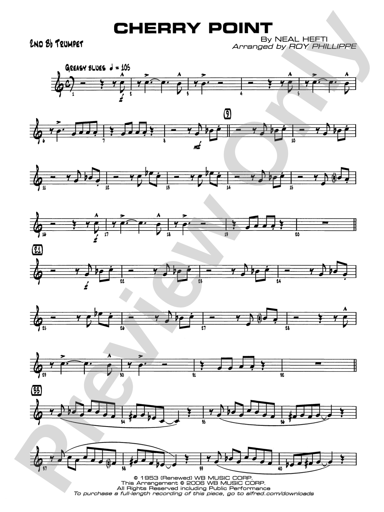 Cherry Point: 2nd B-flat Trumpet