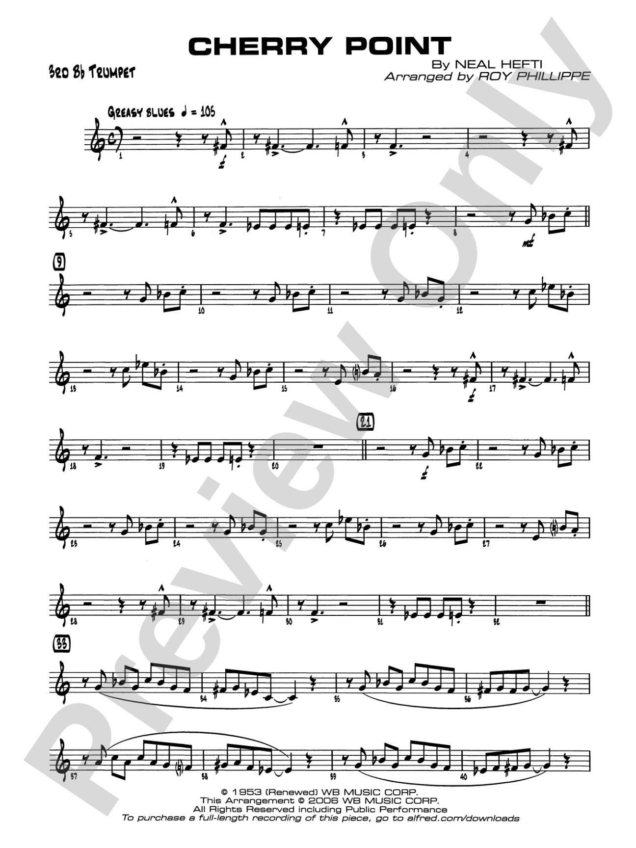 Cherry Point: 3rd B-flat Trumpet
