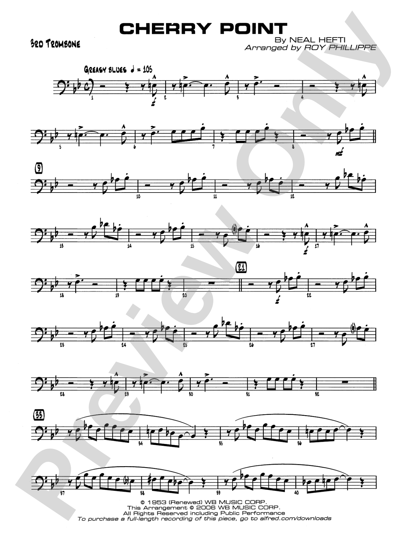 Cherry Point: 3rd Trombone