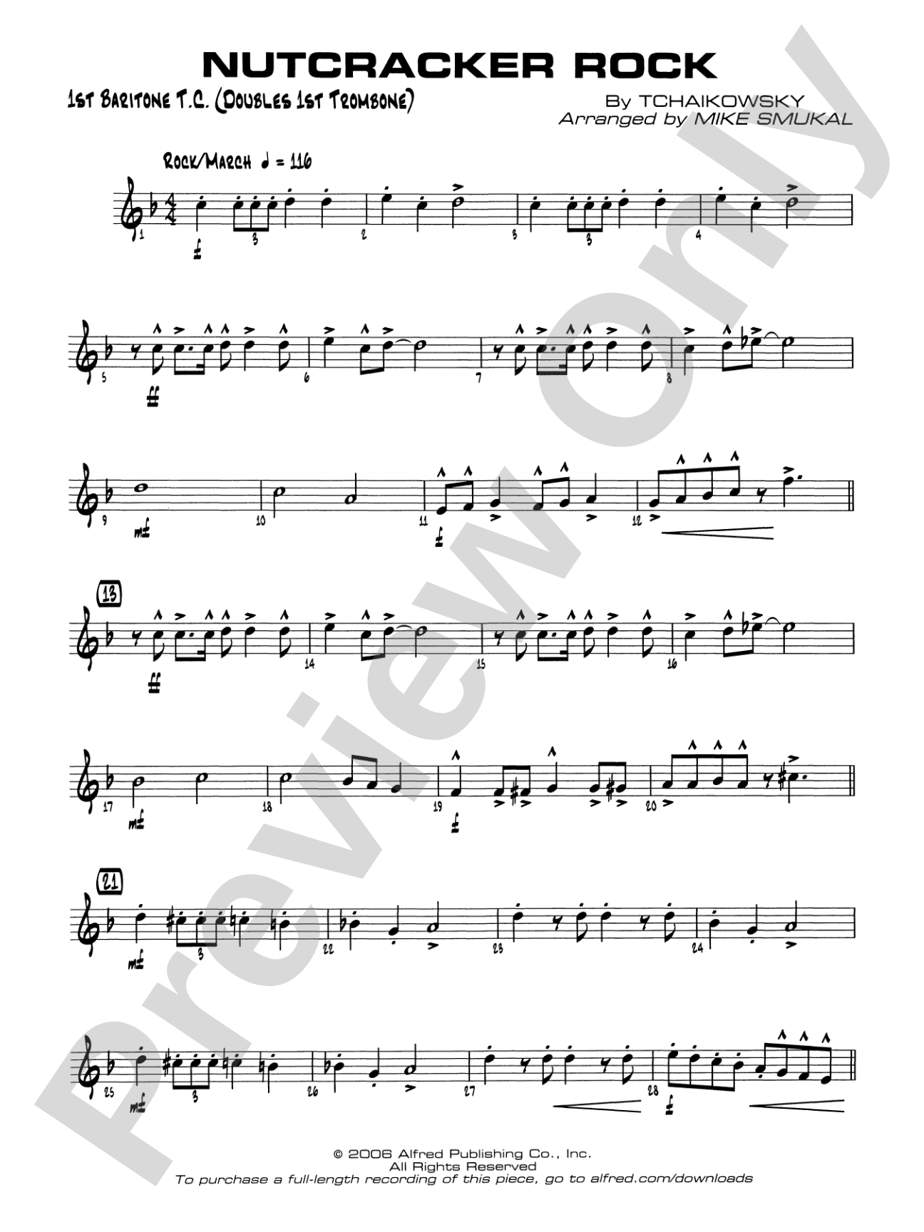 Nutcracker Rock: Baritone T.C.