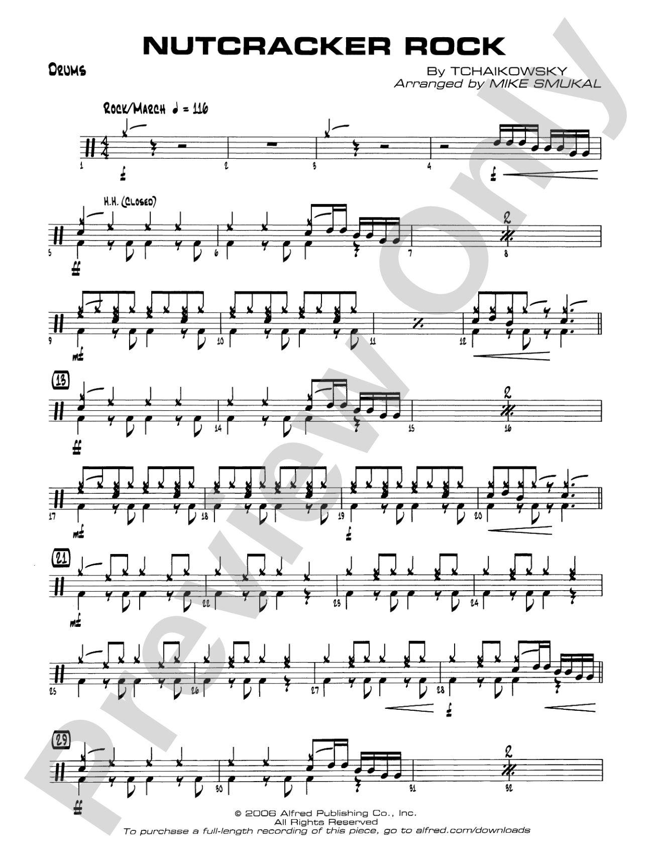 Nutcracker Rock: Drums