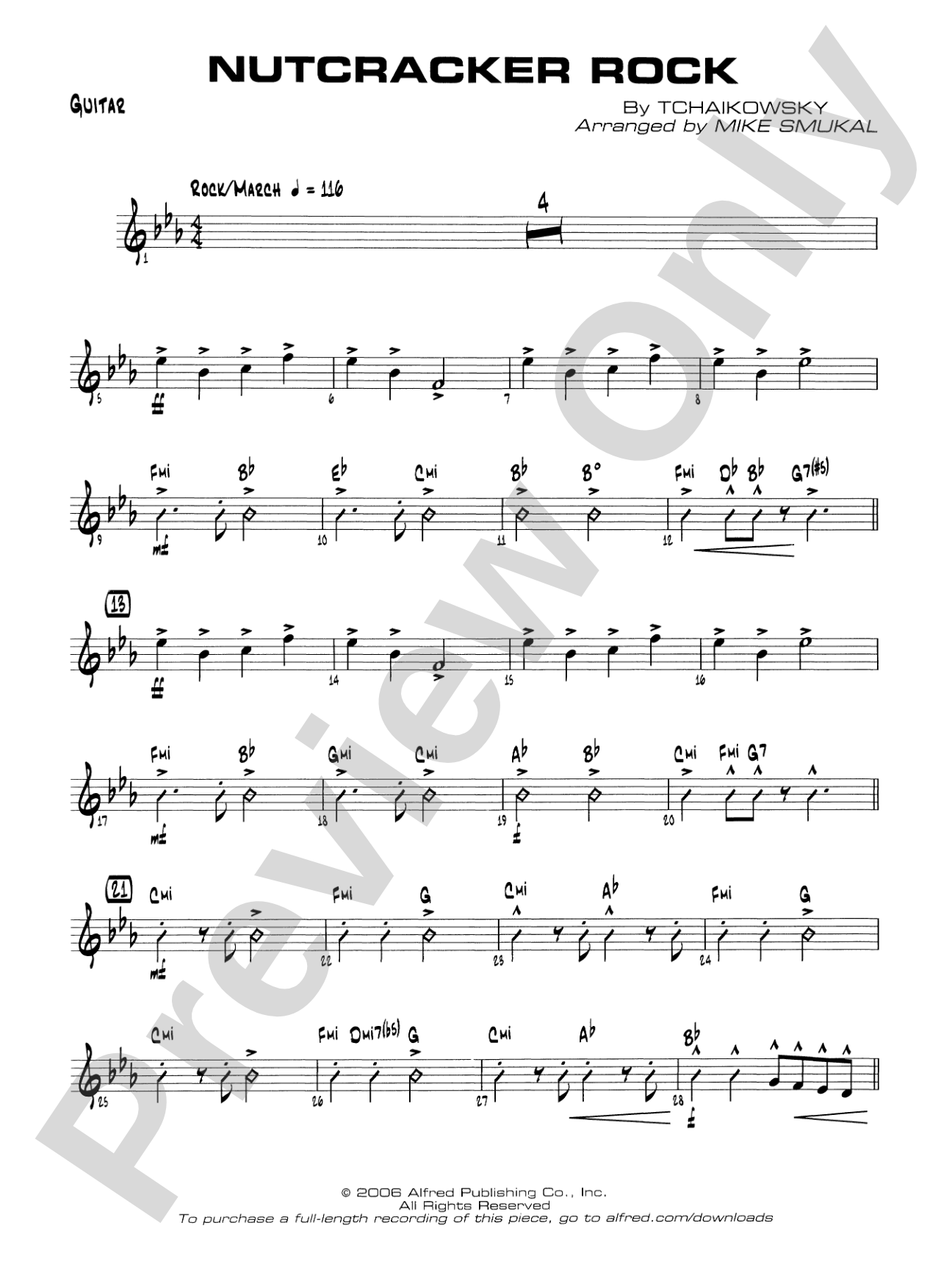 Nutcracker Rock: Guitar