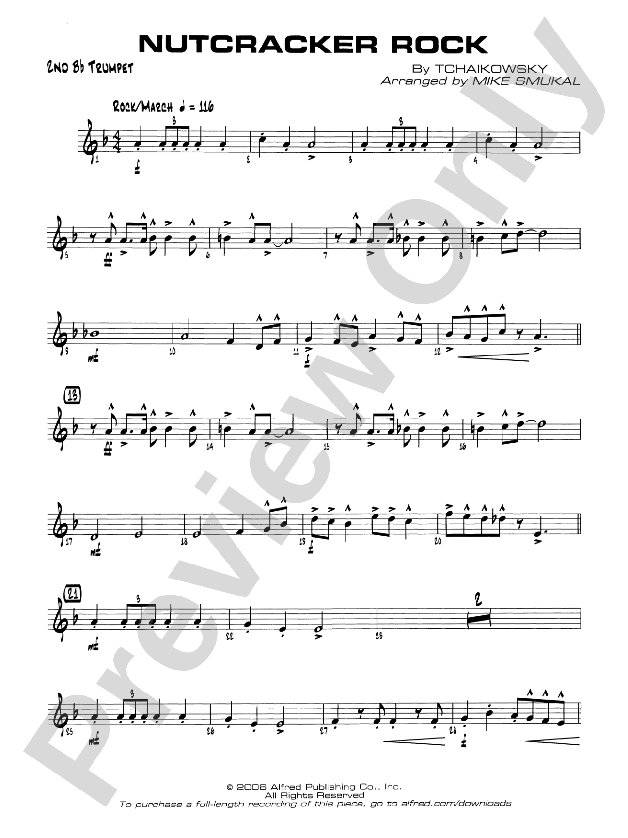 Nutcracker Rock: 2nd B-flat Trumpet