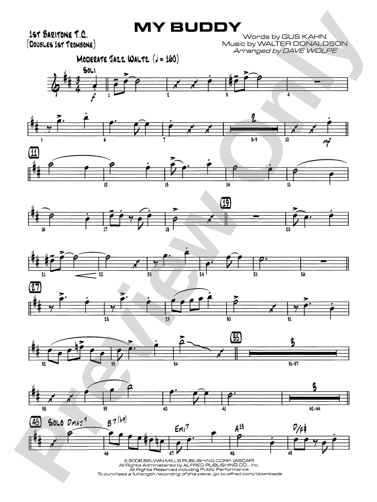 My Buddy: Baritone T.C.