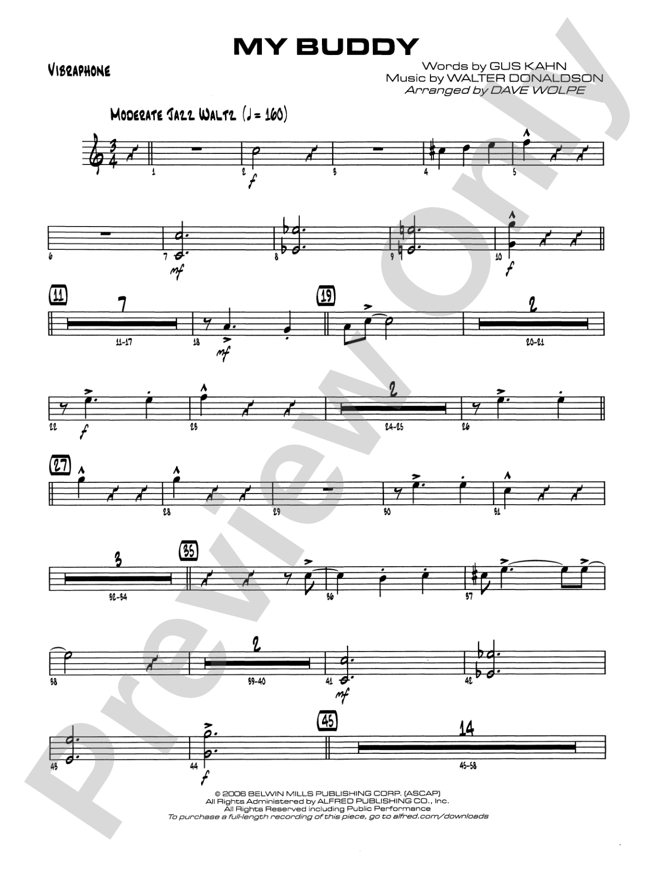 My Buddy: Vibraphone