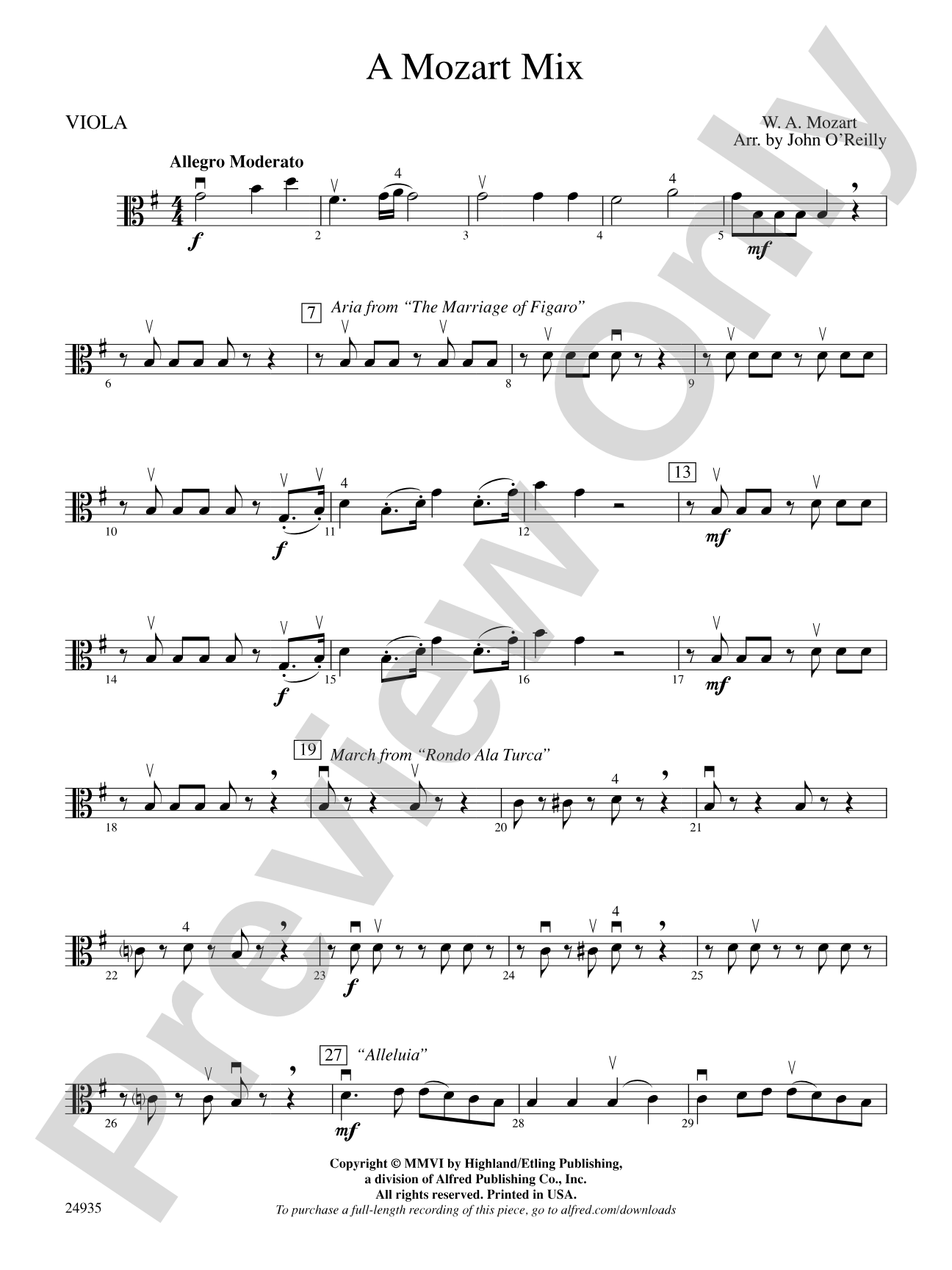 A Mozart Mix: Viola